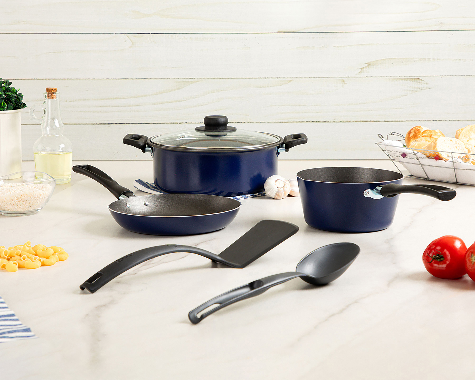 Foto 1 | Foto 1 | Batería Ekco de Aluminio Azul Marino 6 Piezas