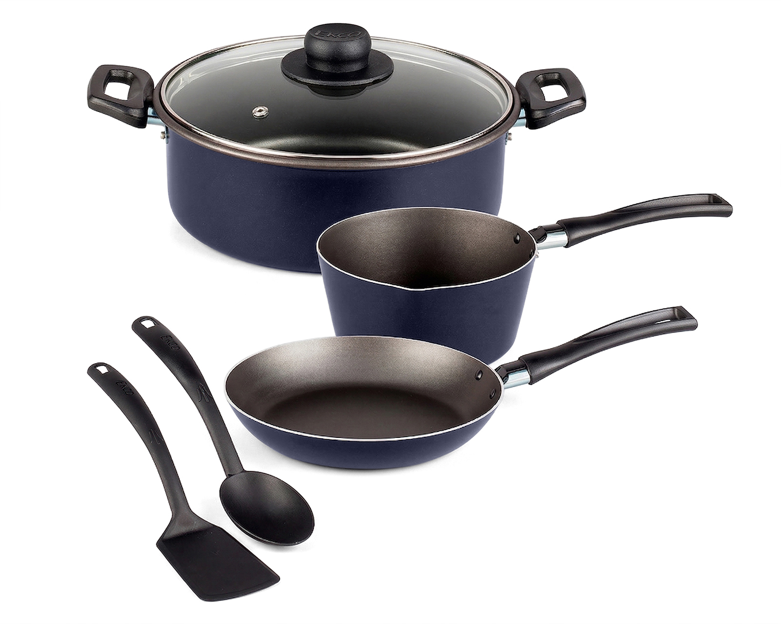 Foto 3 pulgar | Foto 2 | Batería Ekco de Aluminio Azul Marino 6 Piezas