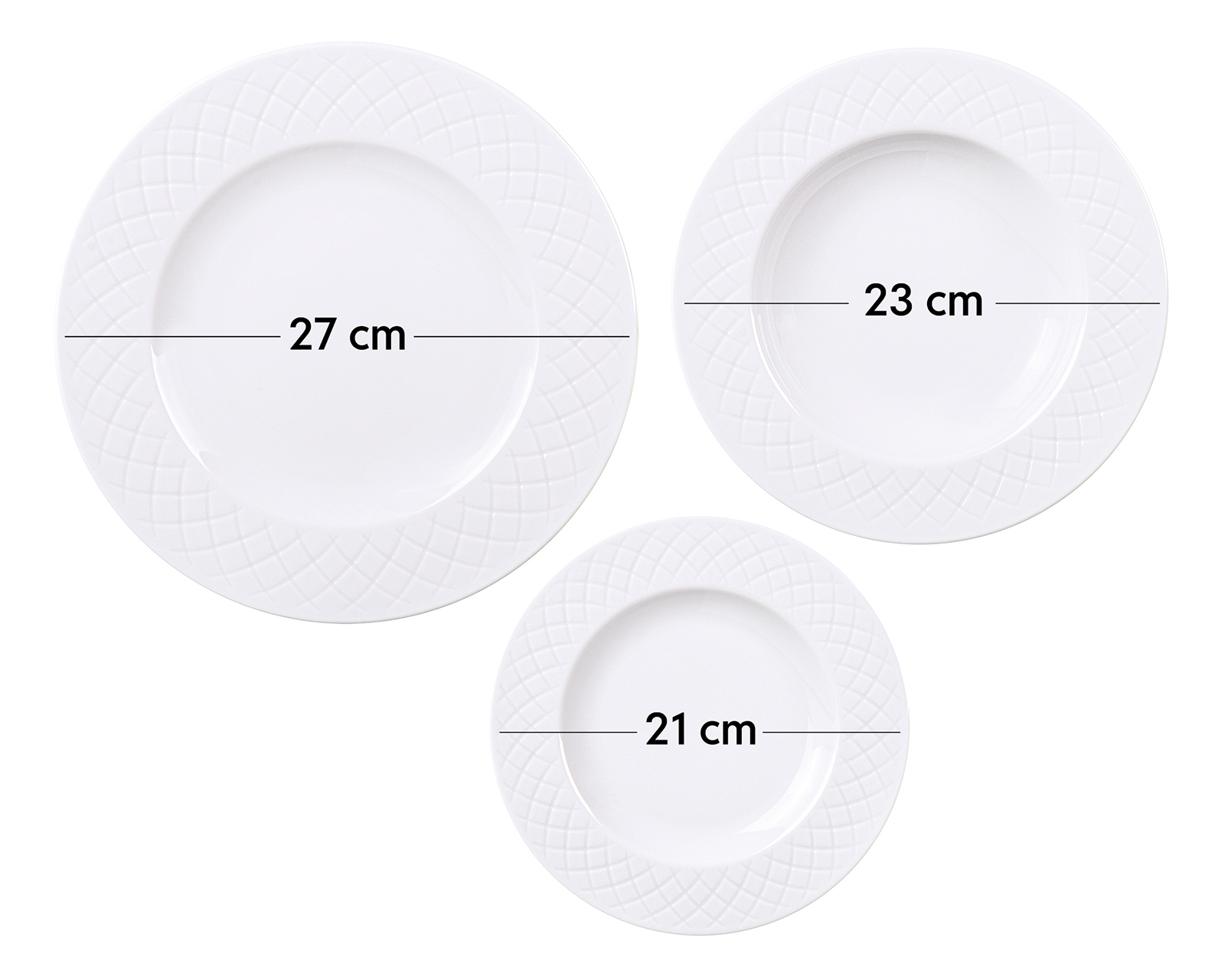 Foto 10 | Foto 10 | Vajilla de Porcelana Blanca para 4 Personas 12 Piezas