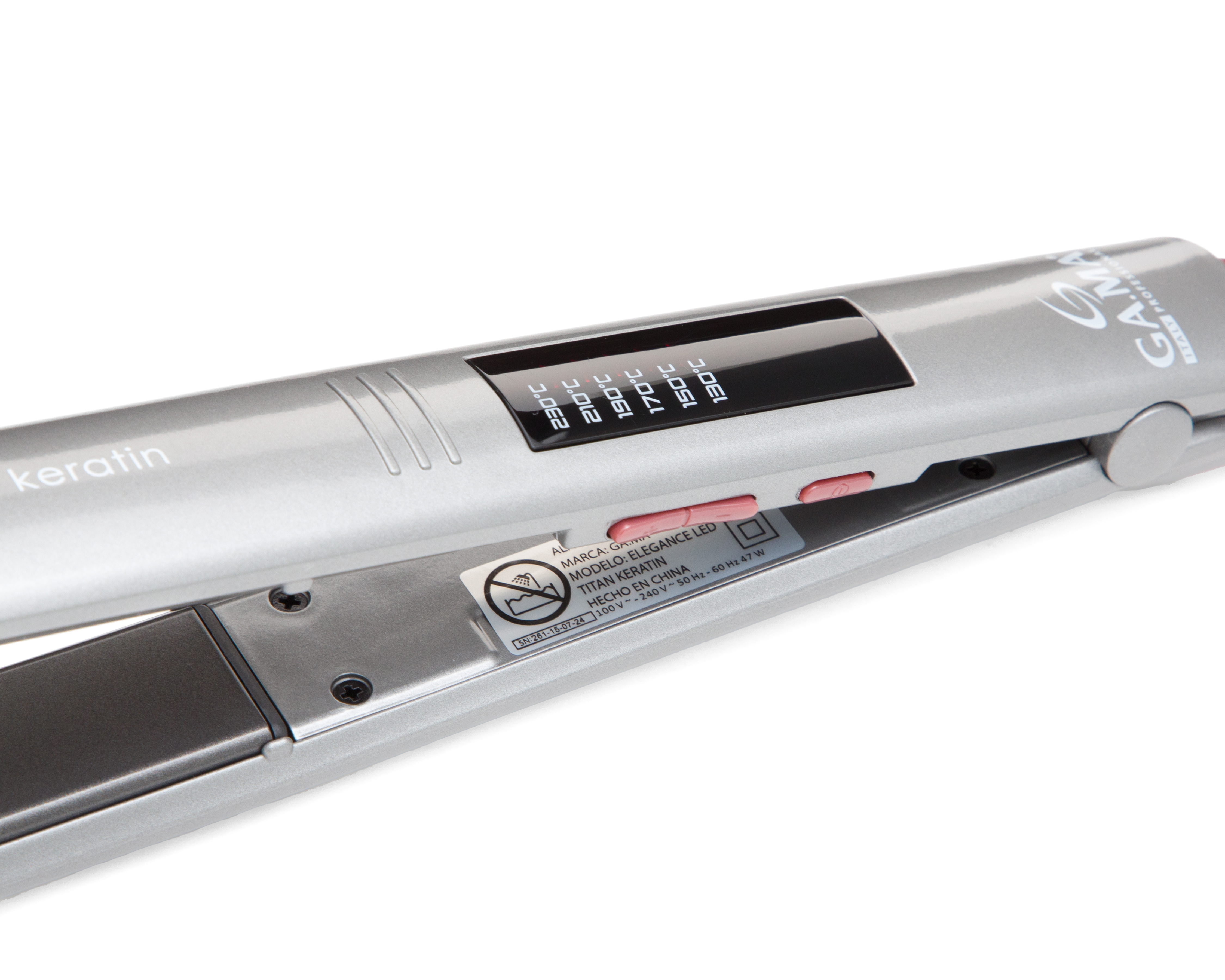 Foto 3 pulgar | Foto 2 | Alaciadora Gama Italy  Elegance Titan Keratin Diseño Ergonómico