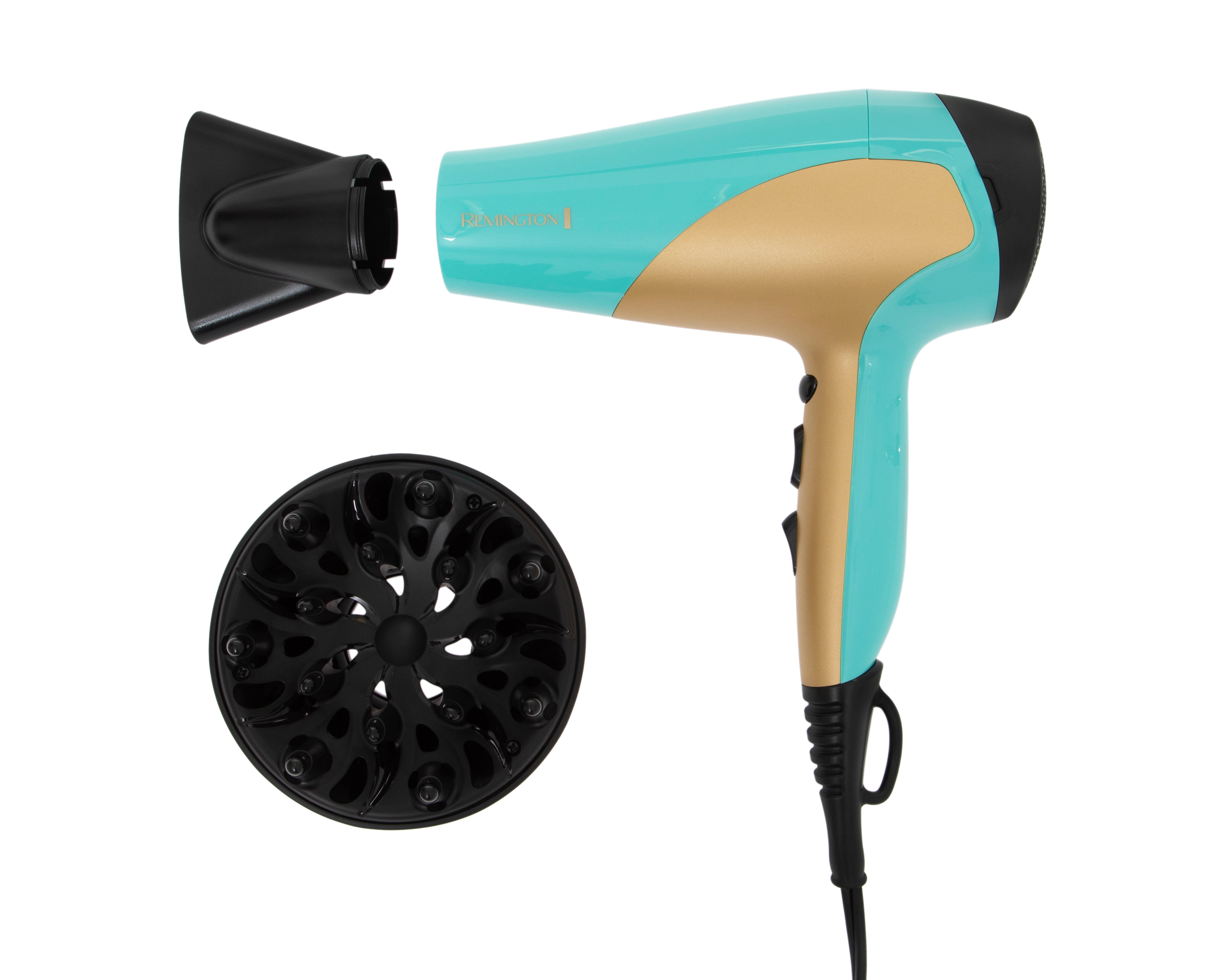 Secador de Cabello Power Shine Remington 1875 W con Cerámica Iones y Turmalina