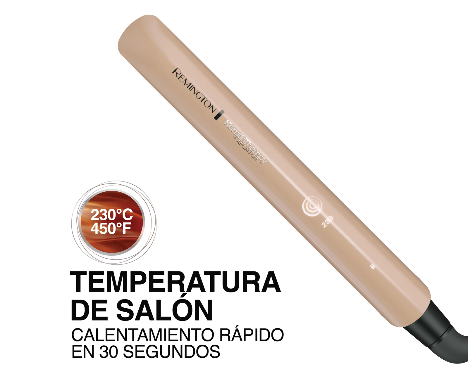 Foto 3 pulgar | Foto 2 | Plancha para Cabello Remington Keratin Therapy Cerámica con Keratina y Aceite de Argán