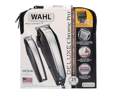 Foto 7 | Foto 7 | Juego de Peluquería Wahl Deluxe Chrome Pro 25 Piezas