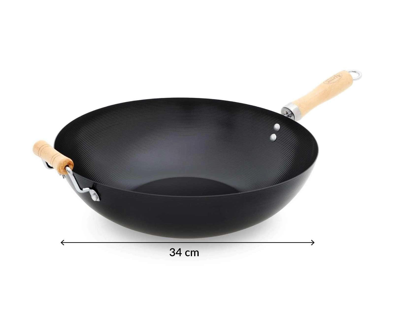Foto 7 pulgar | Foto 6 | Sartén Wok Alpine Cuisine de Acero 34 cm