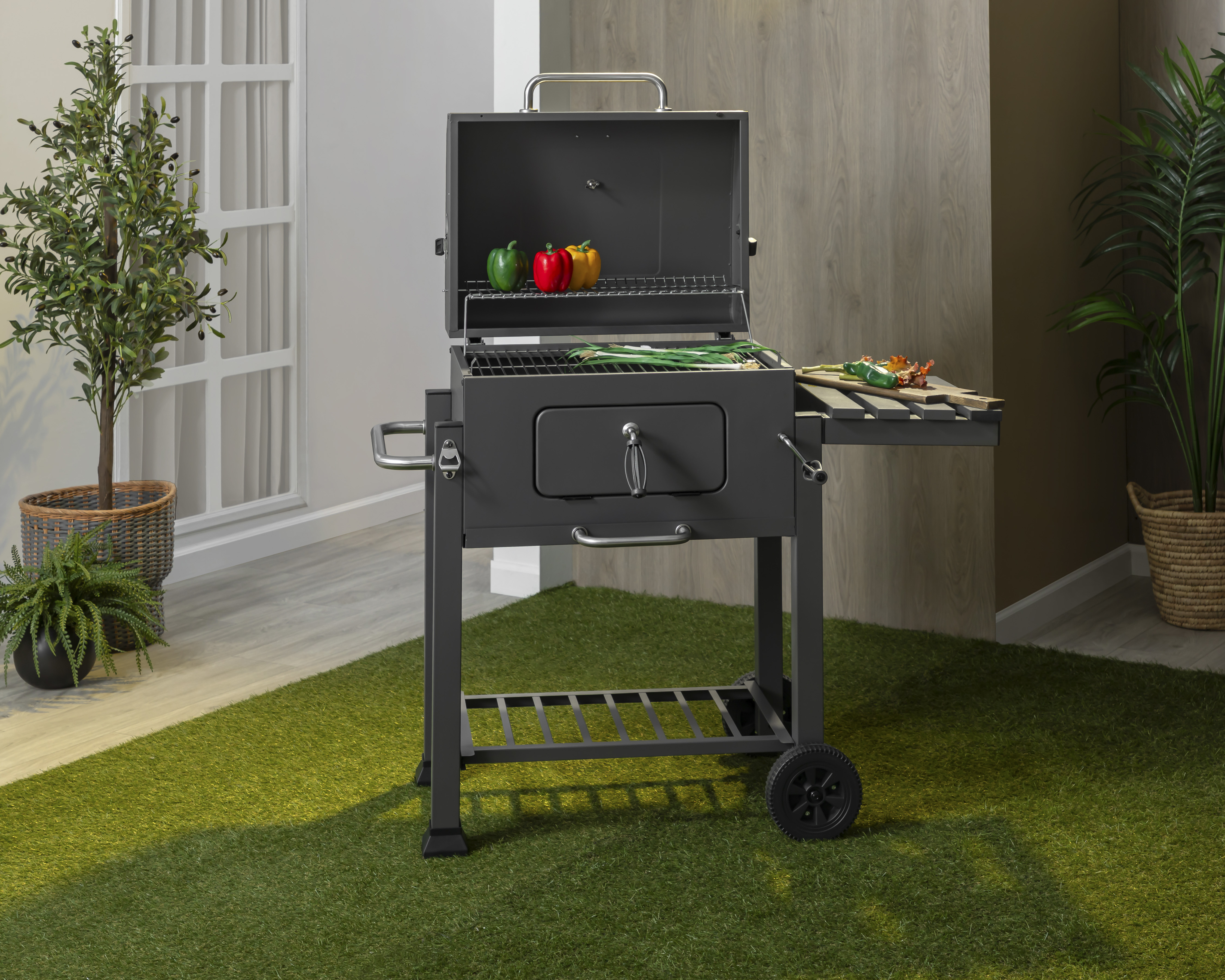 Foto 9 | Foto 9 | Asador de Carbón Congo JY-010 27"