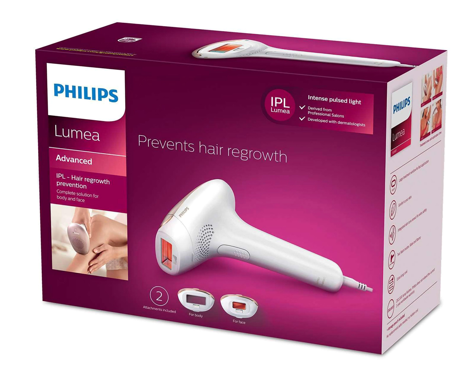 Foto 5 pulgar | Foto 4 | Depiladora Philips Lumea IPL SC1997-50 con Filtro UV