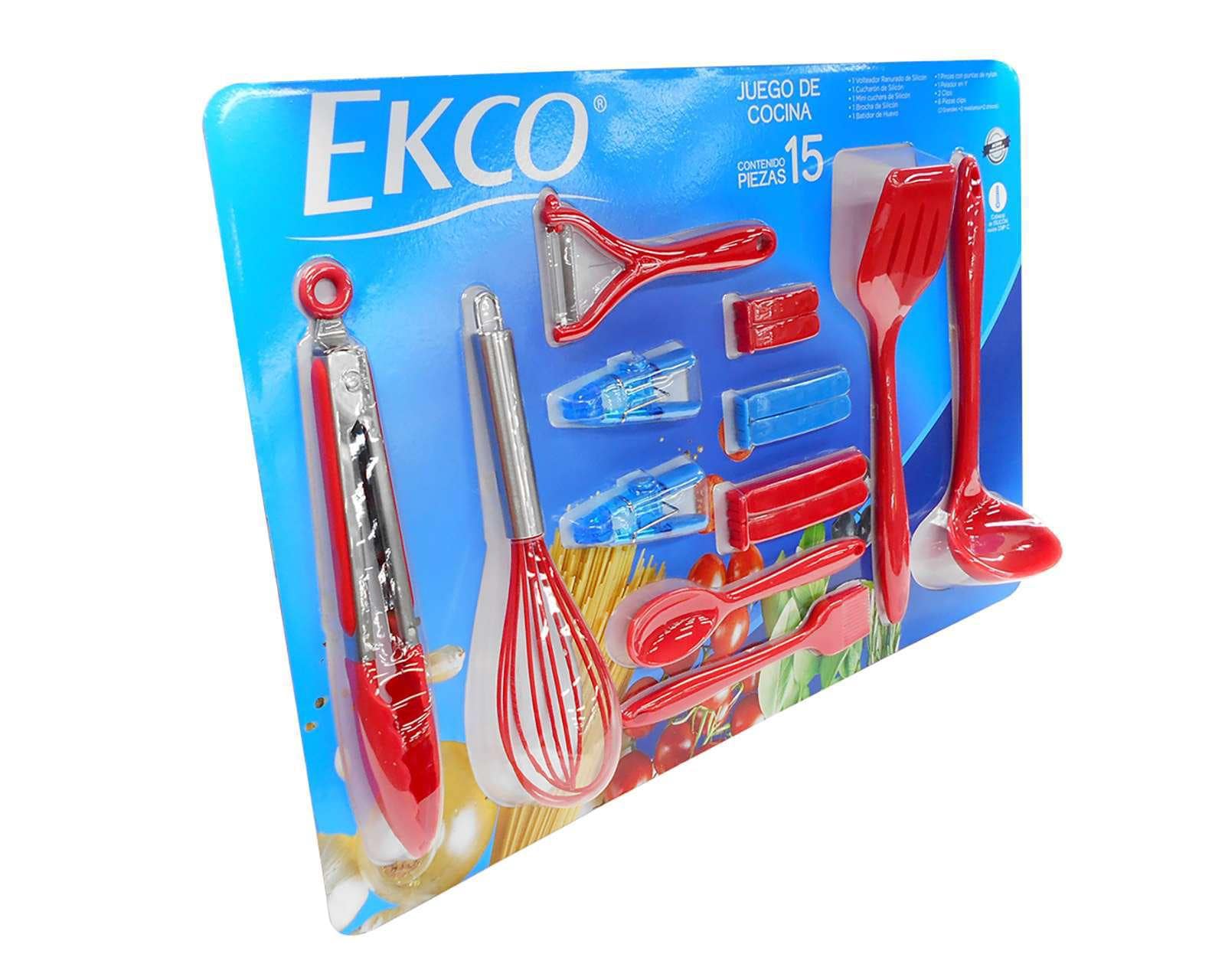 Foto 3 pulgar | Foto 2 | Juego de Utensilios de Cocina Ekco 15 Piezas