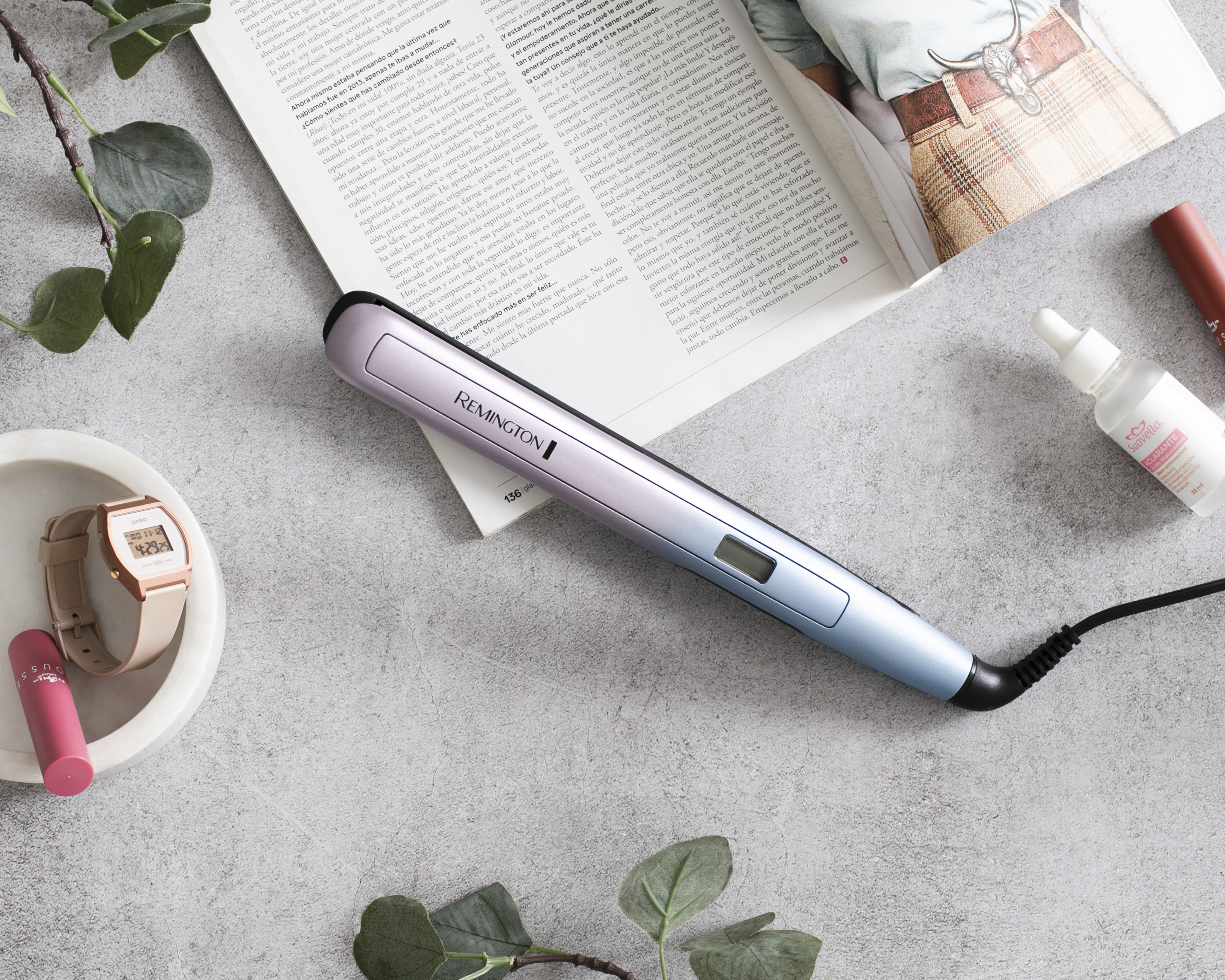 Foto 8 | Foto 8 | Plancha para Cabello Remington Mineral Glow con 4 Minerales
