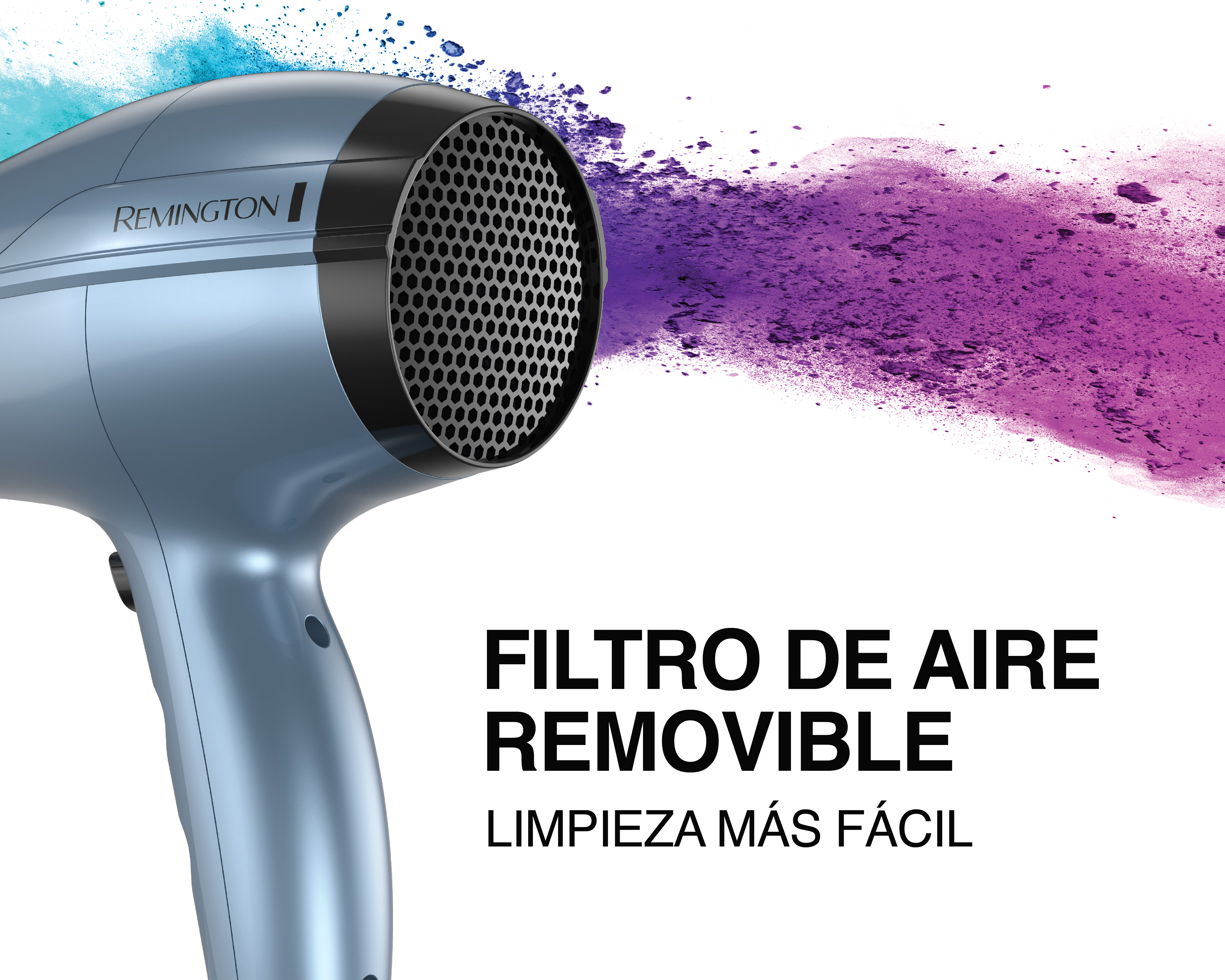 Foto 8 | Foto 8 | Secadora de Cabello Remington Mineral Glow 1875 W Cerámica Turmalina con 4 Minerales