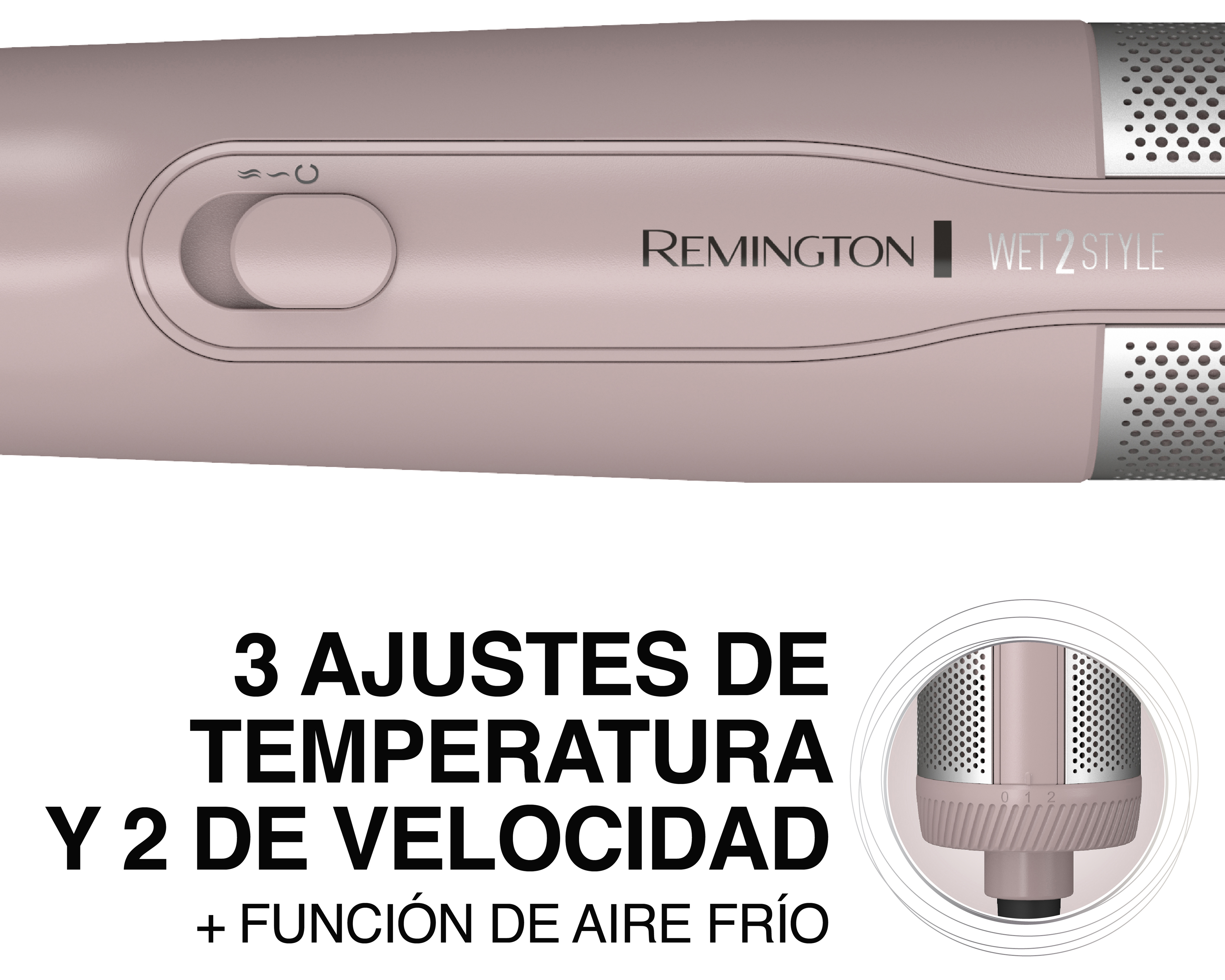 Foto 4 | Foto 4 | Cepillo de Aire Remington para Cabello Húmedo y Seco con Cerámica Antifrizz
