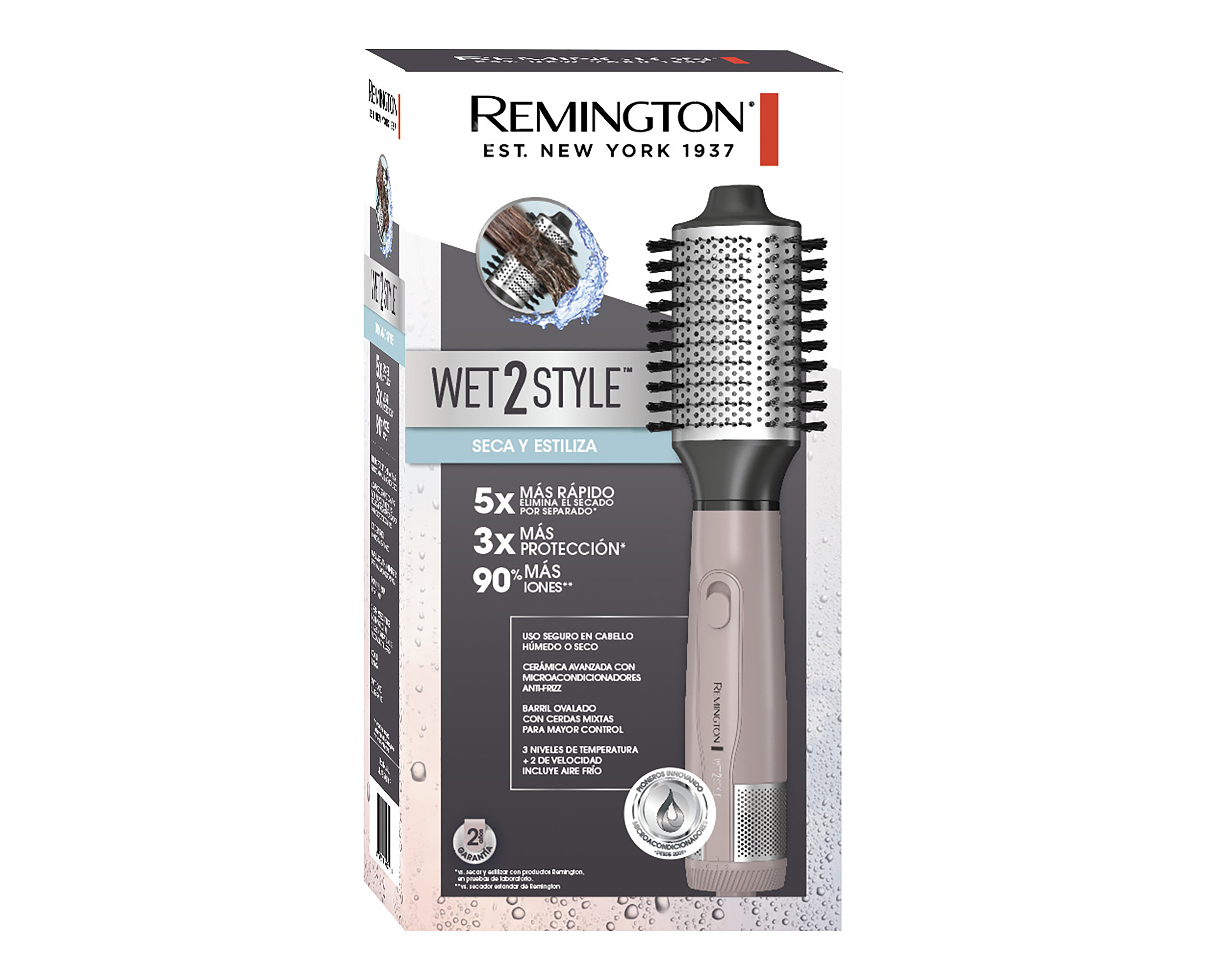 Foto 10 pulgar | Foto 9 | Cepillo de Aire Remington para Cabello Húmedo y Seco con Cerámica Antifrizz