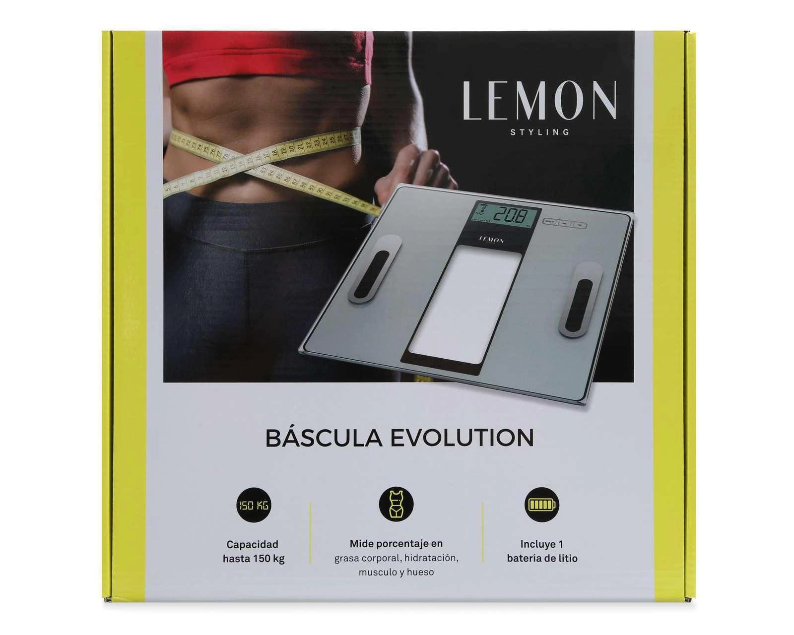 Foto 5 | Foto 5 | Báscula Lemon Evolution con Monitor de Grasa Corporal