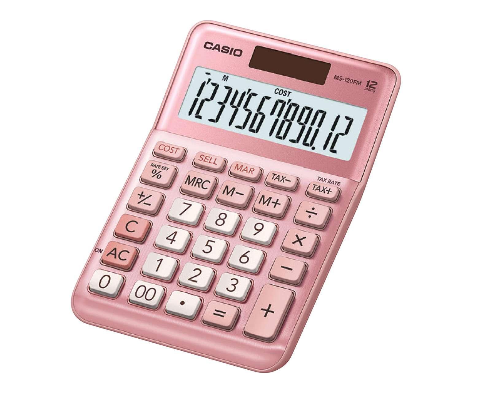 Foto 2 | Foto 2 | Calculadora Casio MS-120FM-PK Rosa