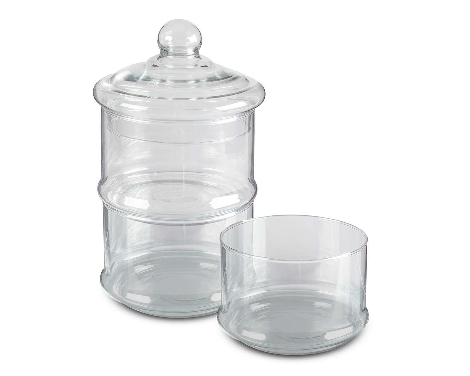 Foto 1 | Foto 1 | Contenedores Canister Apilables de Vidrio Ekco 3 Piezas