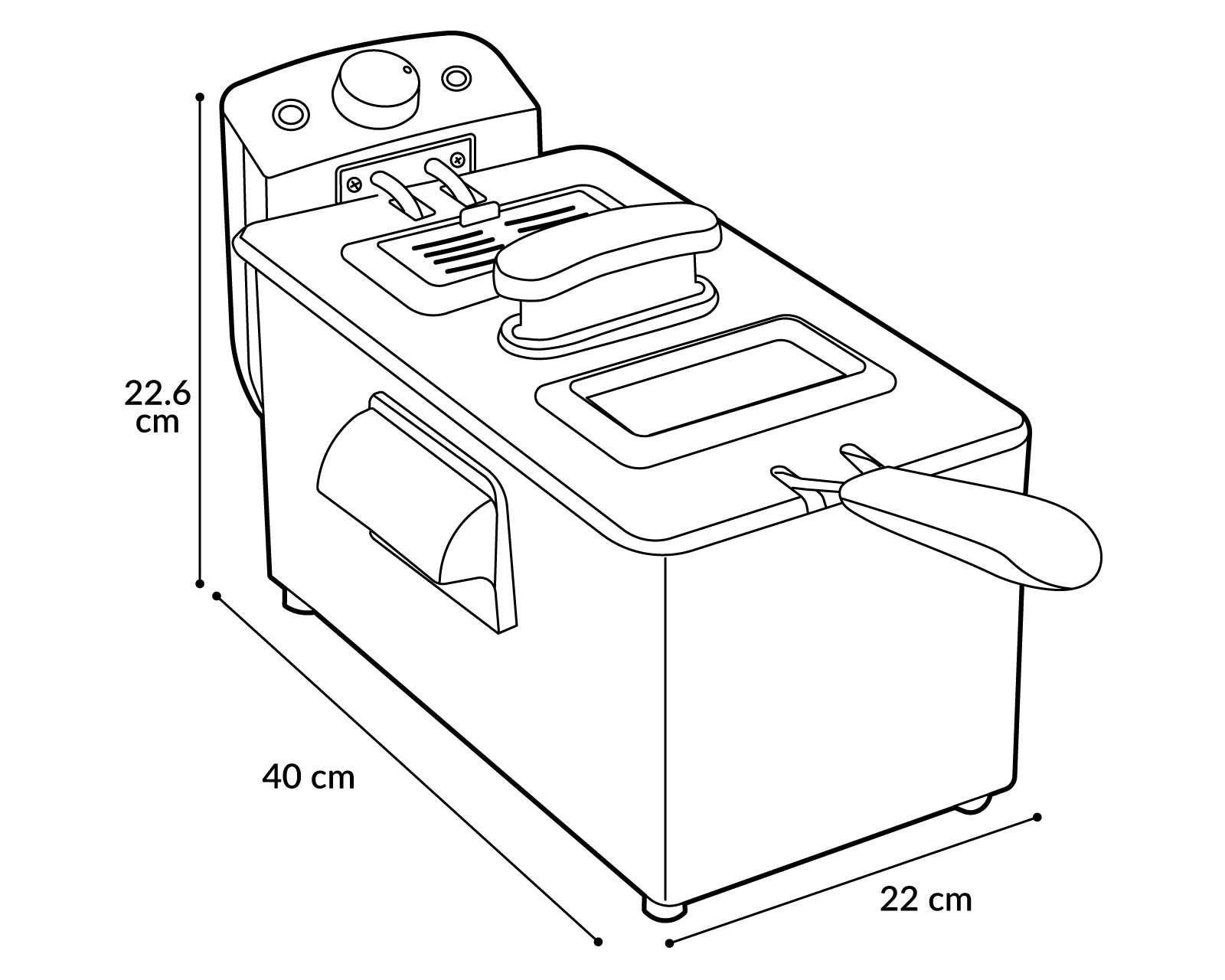 Foto 9 pulgar | Foto 8 | Freidora Record DF7710A 3 Litros