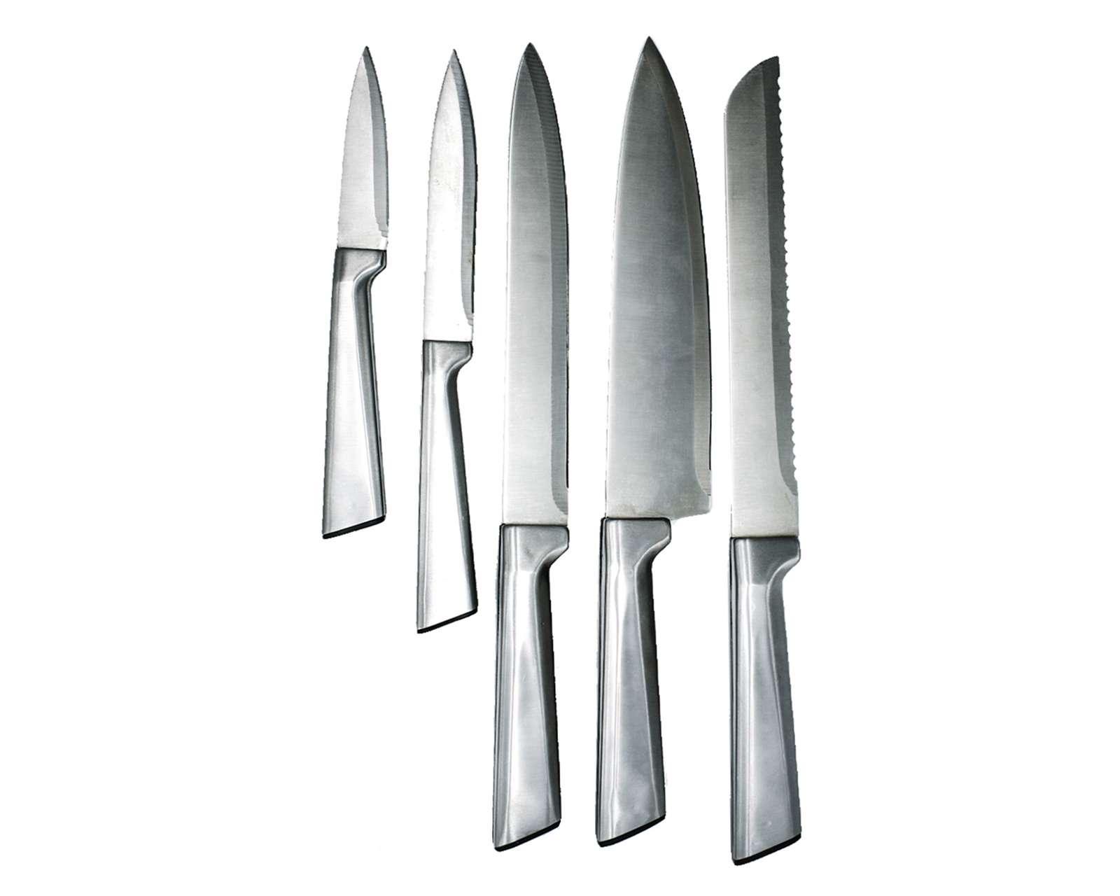 Juego de Cuchillos Top Choice de Acero Inoxidable 5 Piezas