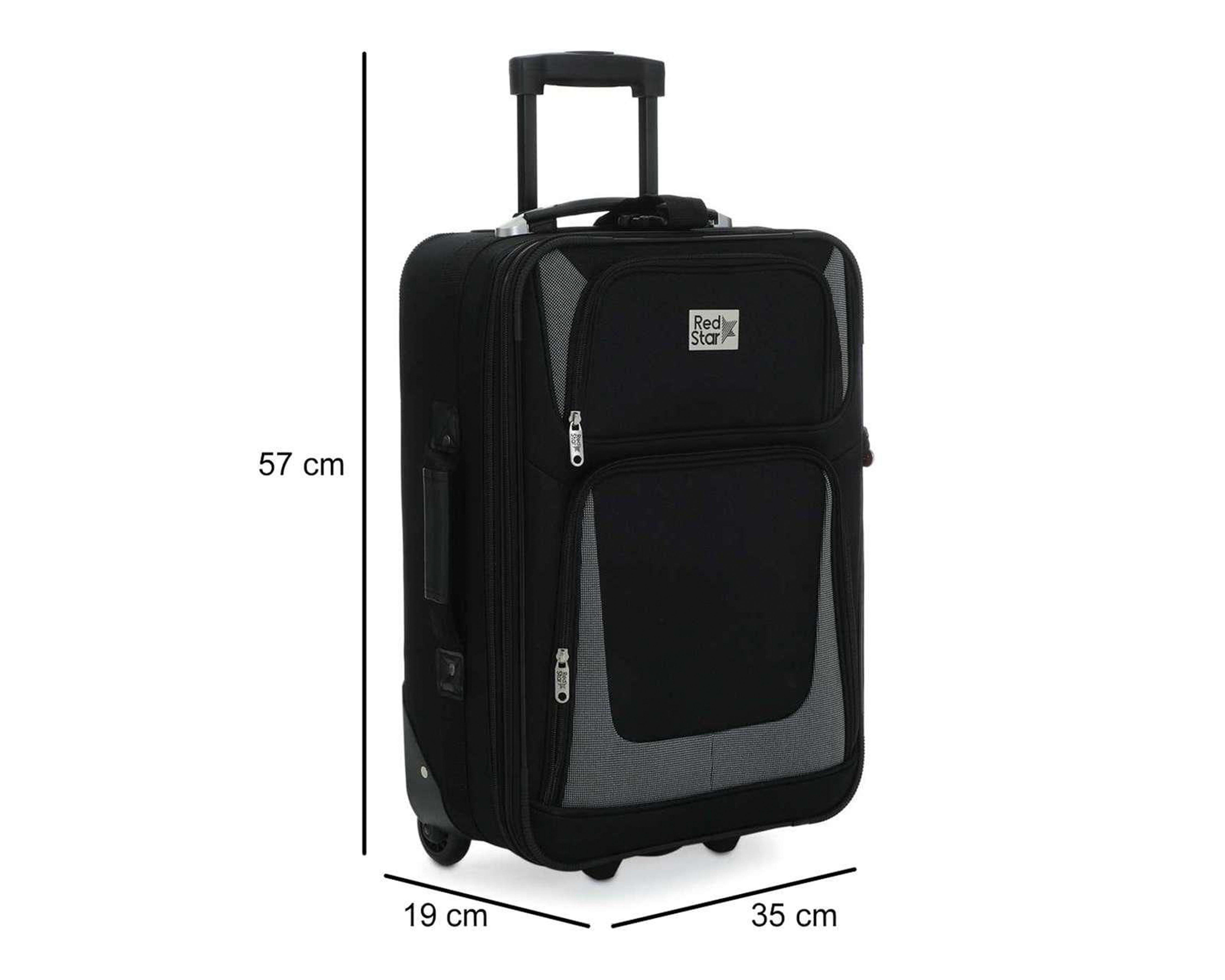Foto 7 | Foto 7 | Maleta con Ruedas Red Star Alban 20" color Negro