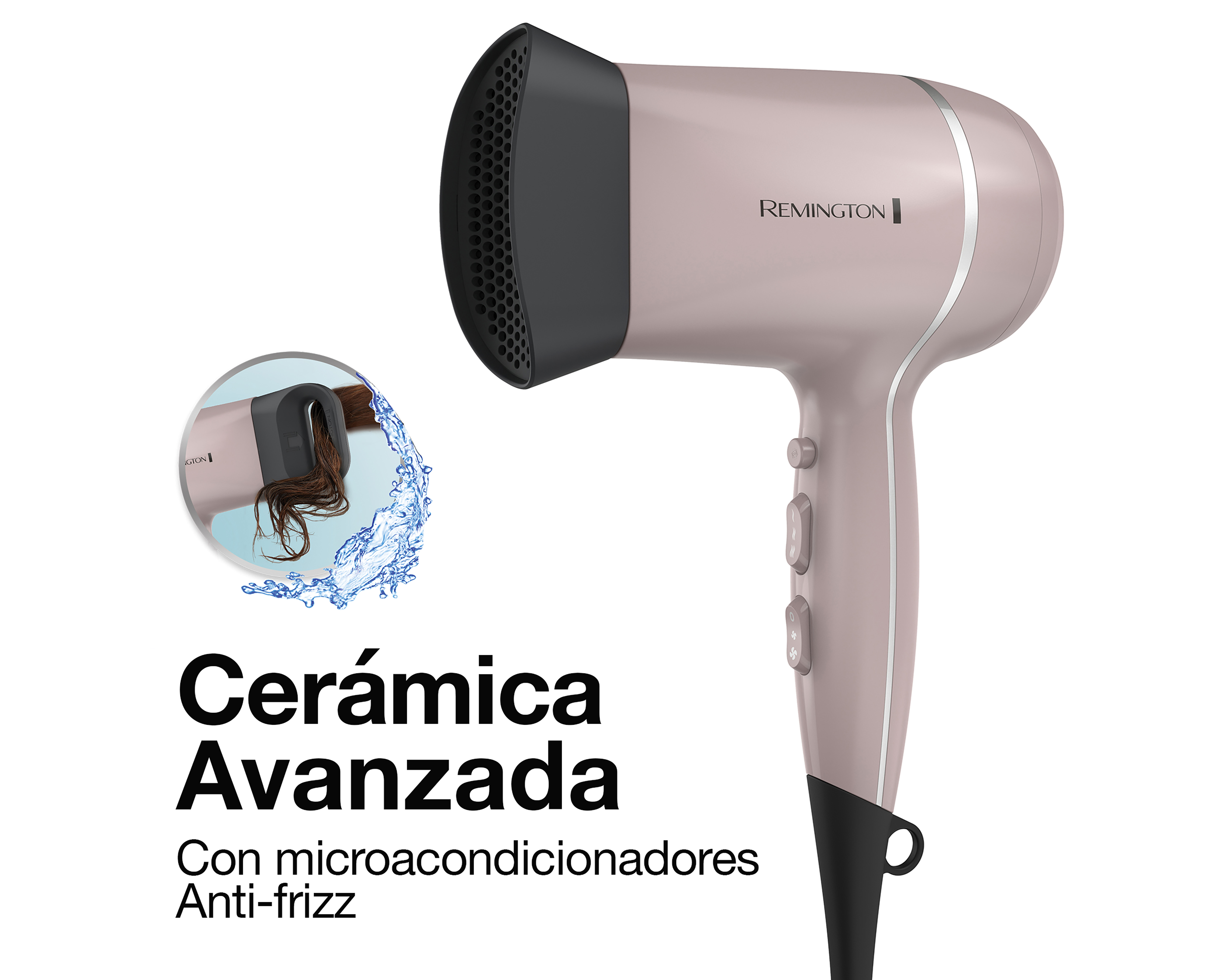 Foto 8 pulgar | Foto 7 | Secadora de Cabello Remington D20A (110) F Cerámica Antifrizz 1900w