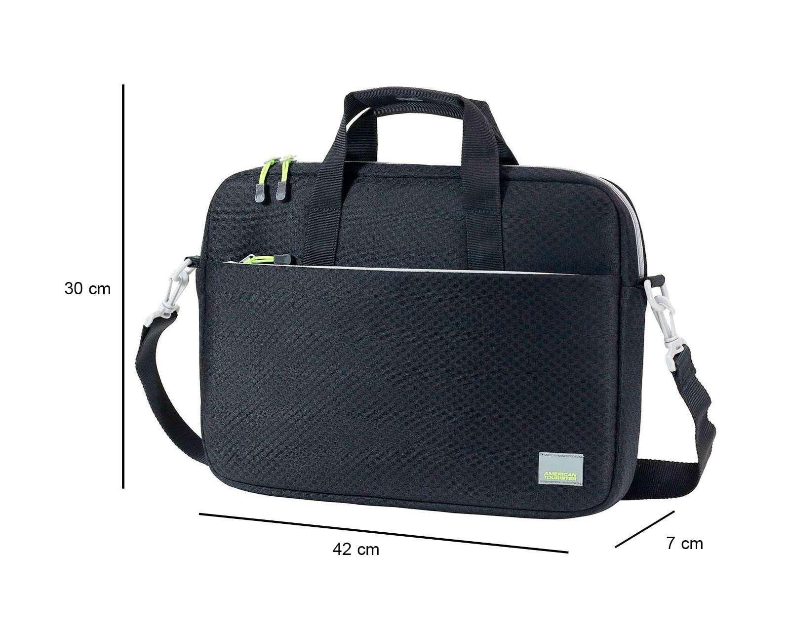 Foto 4 pulgar | Foto 3 | Portafolio para Laptop American Tourister 15.6" Negro