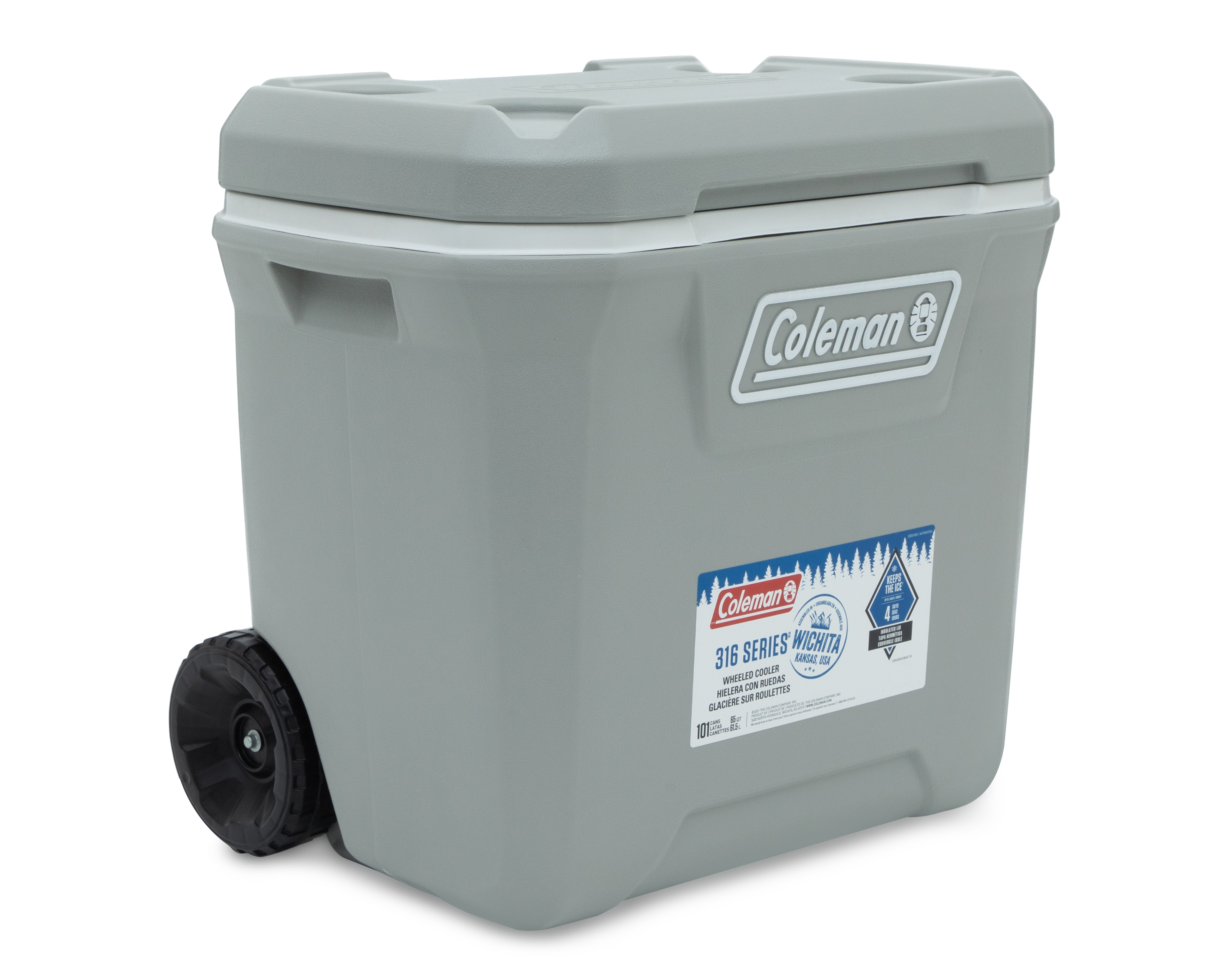Hielera Coleman con Ruedas 101 Latas