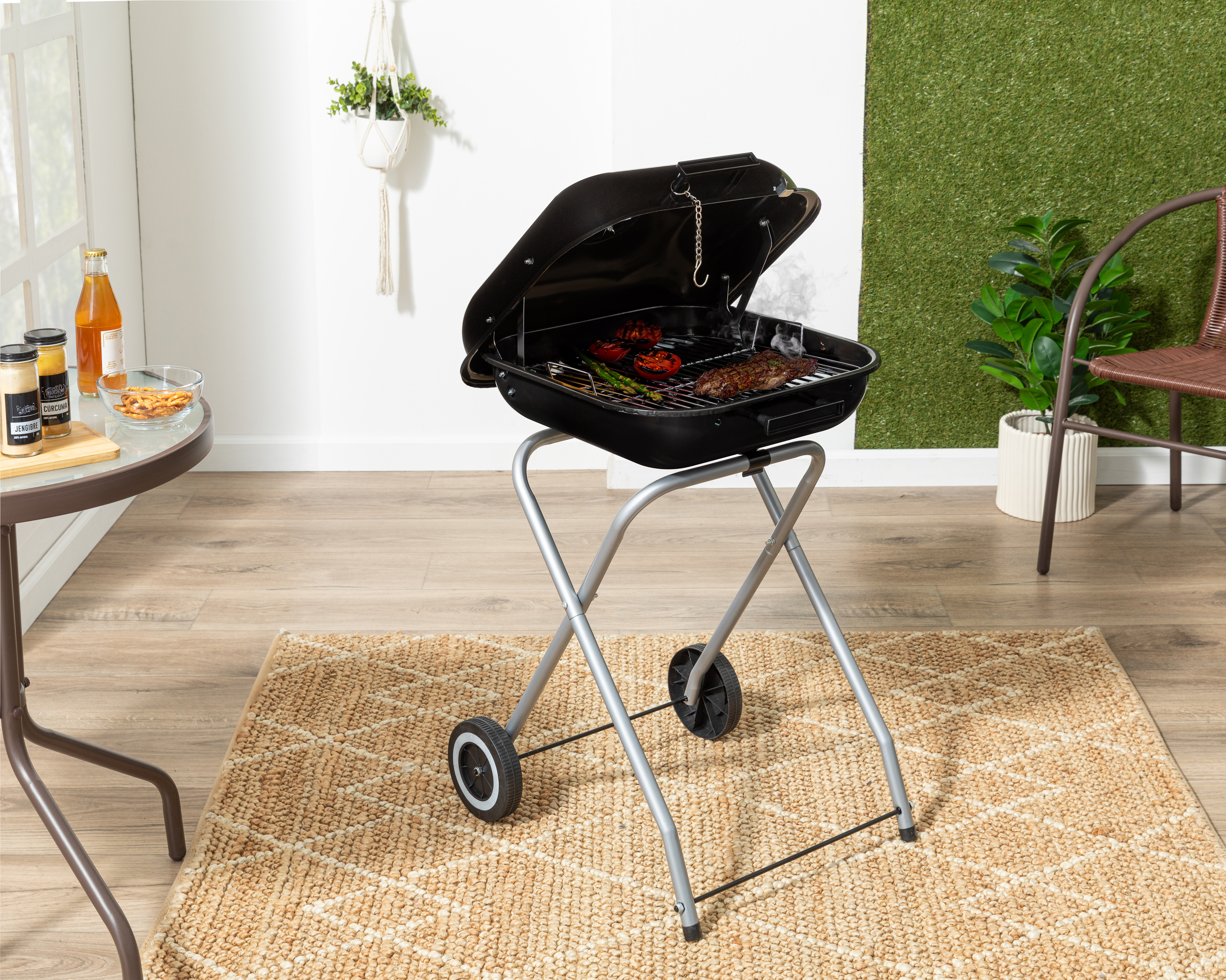 Foto 7 pulgar | Foto 6 | Asador de Carbón Congo Master Grill 20"