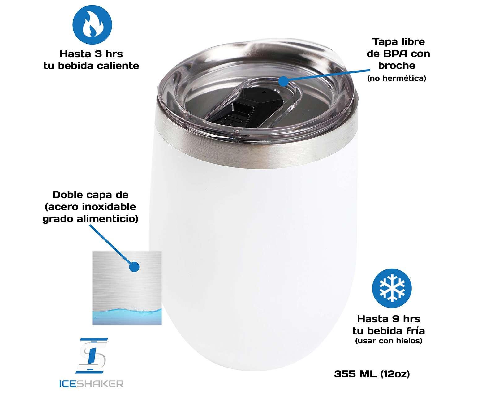 Foto 5 pulgar | Foto 4 | Termo Ice Shaker Blanco 354 ml