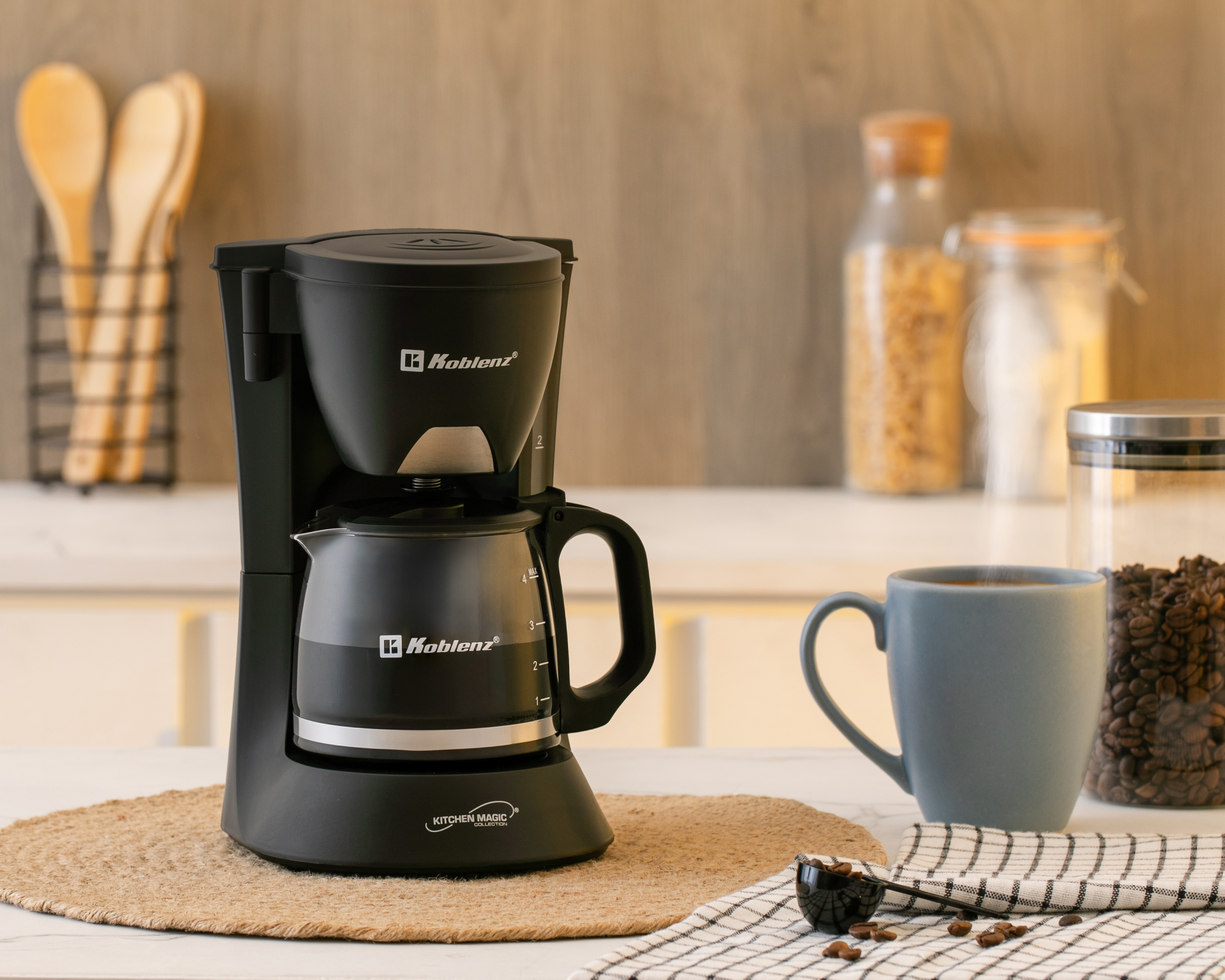 Cafetera Koblenz 4 Tazas Programable