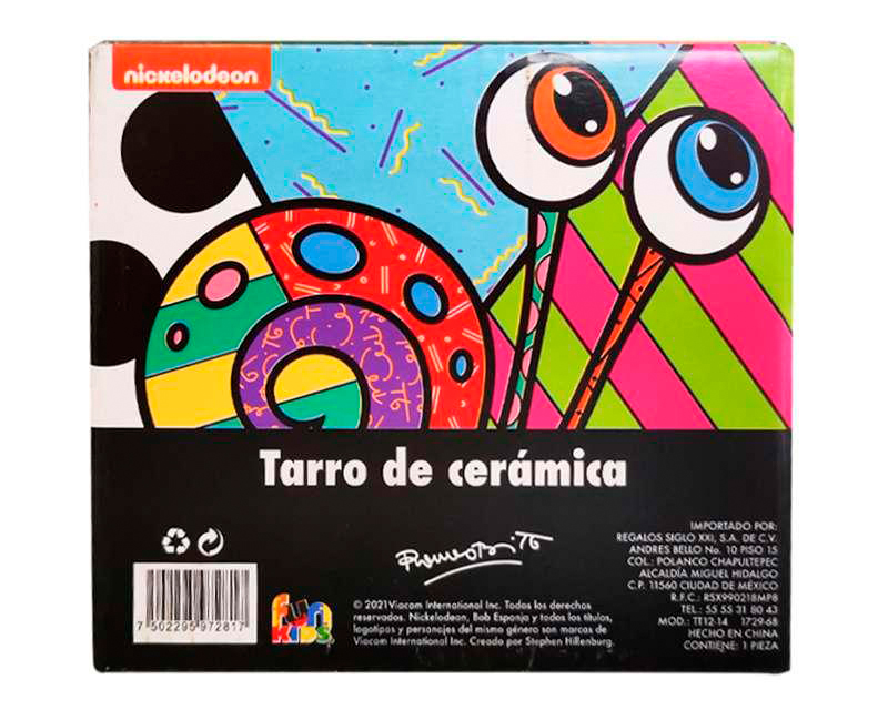 Foto 3 pulgar | Foto 2 | Taza de Cerámica Bob Esponja 473 ml