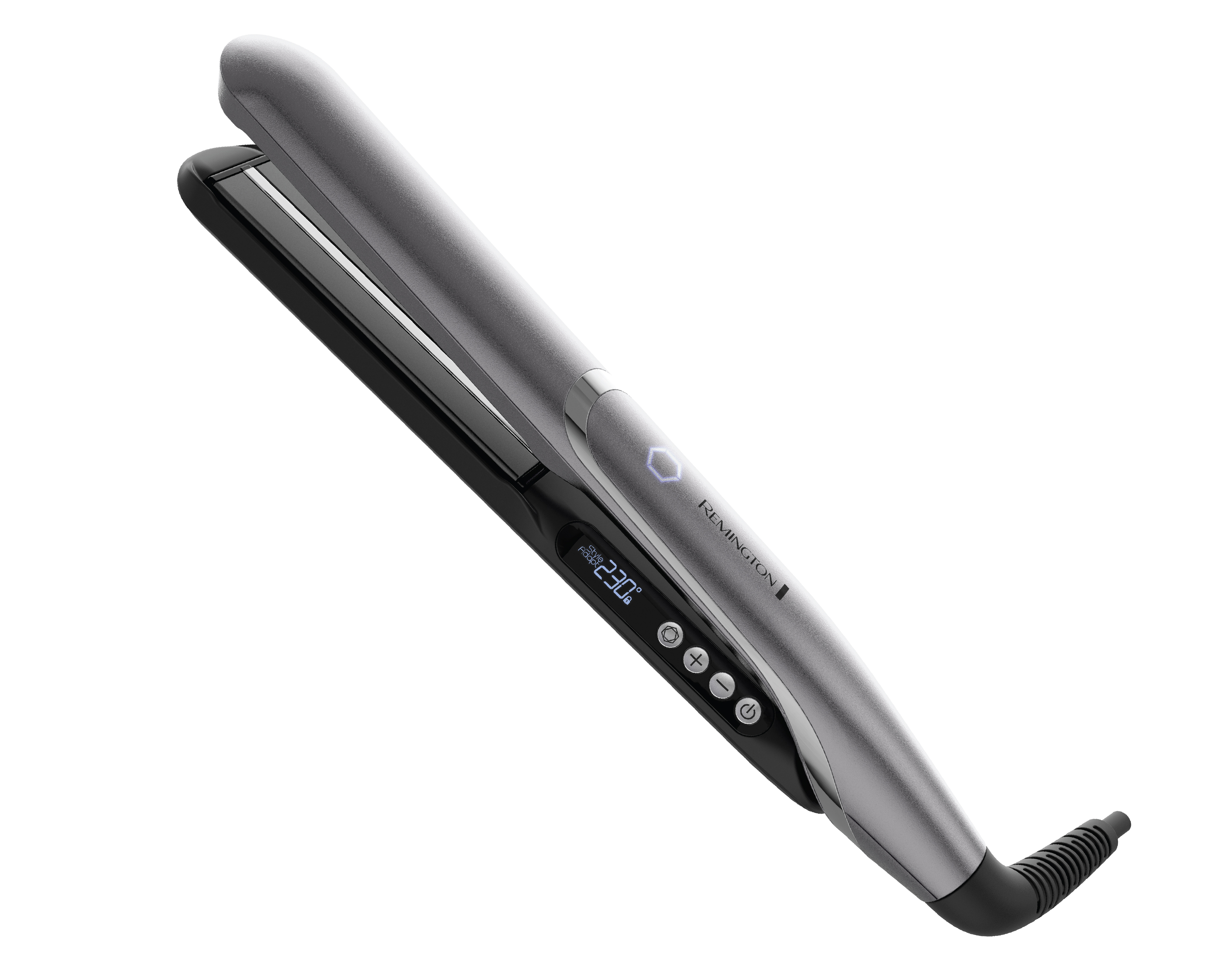 Plancha de Cabello Remington de Cerámica Avanzada y Sensor Inteligente que Regula Temperatura