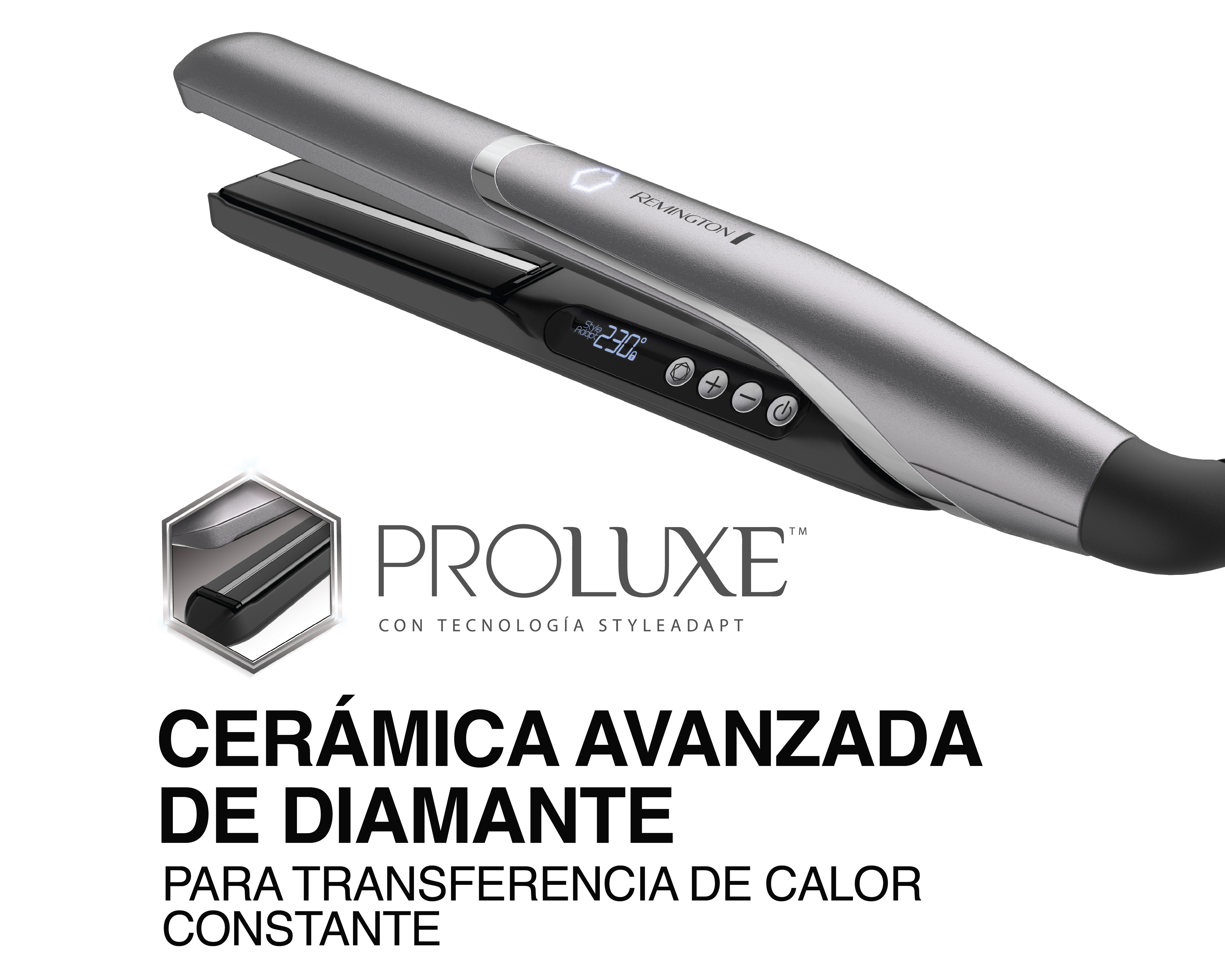 Foto 5 pulgar | Foto 4 | Plancha de Cabello Remington de Cerámica Avanzada y Sensor Inteligente que Regula Temperatura