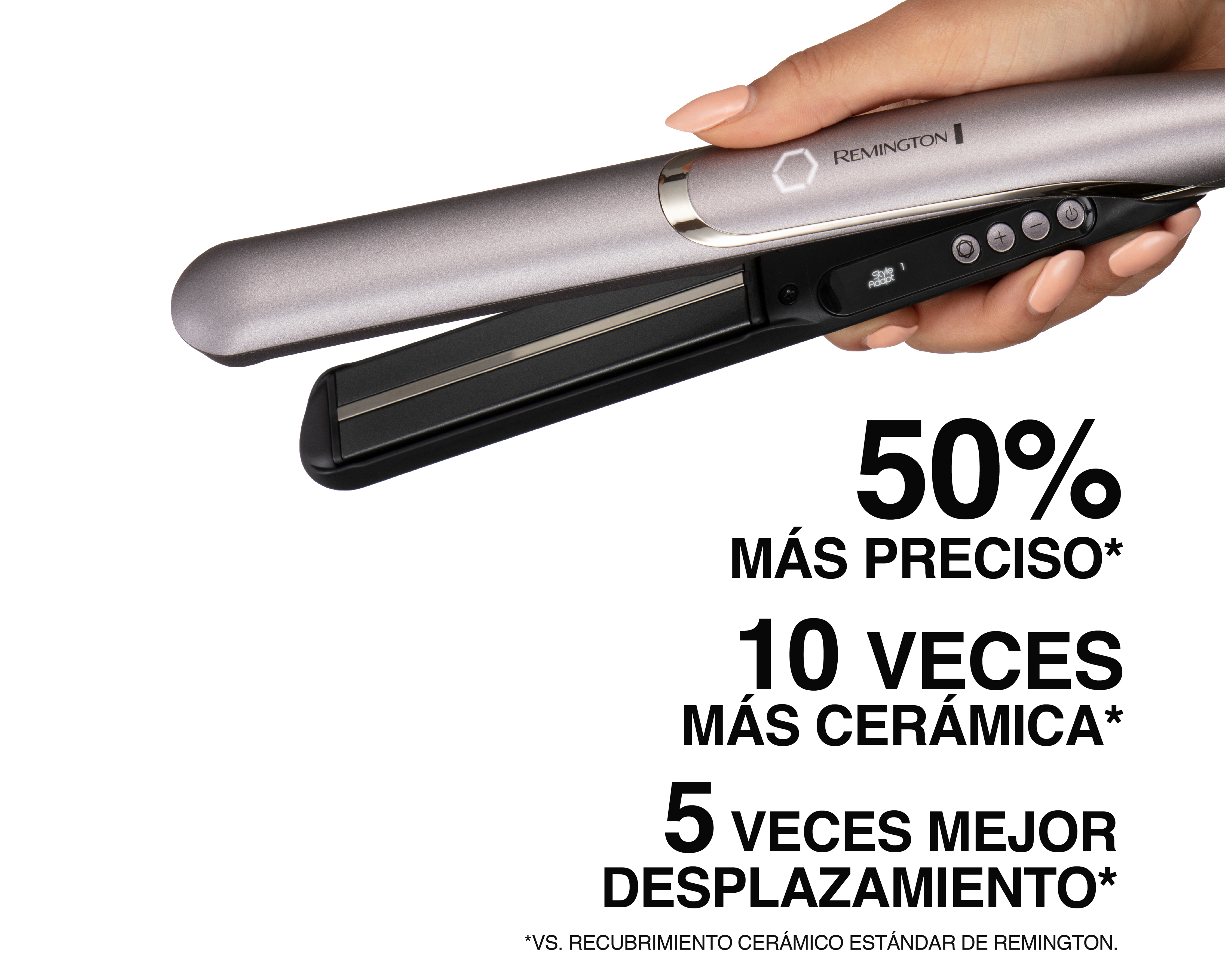 Foto 5 | Foto 5 | Plancha de Cabello Remington de Cerámica Avanzada y Sensor Inteligente que Regula Temperatura