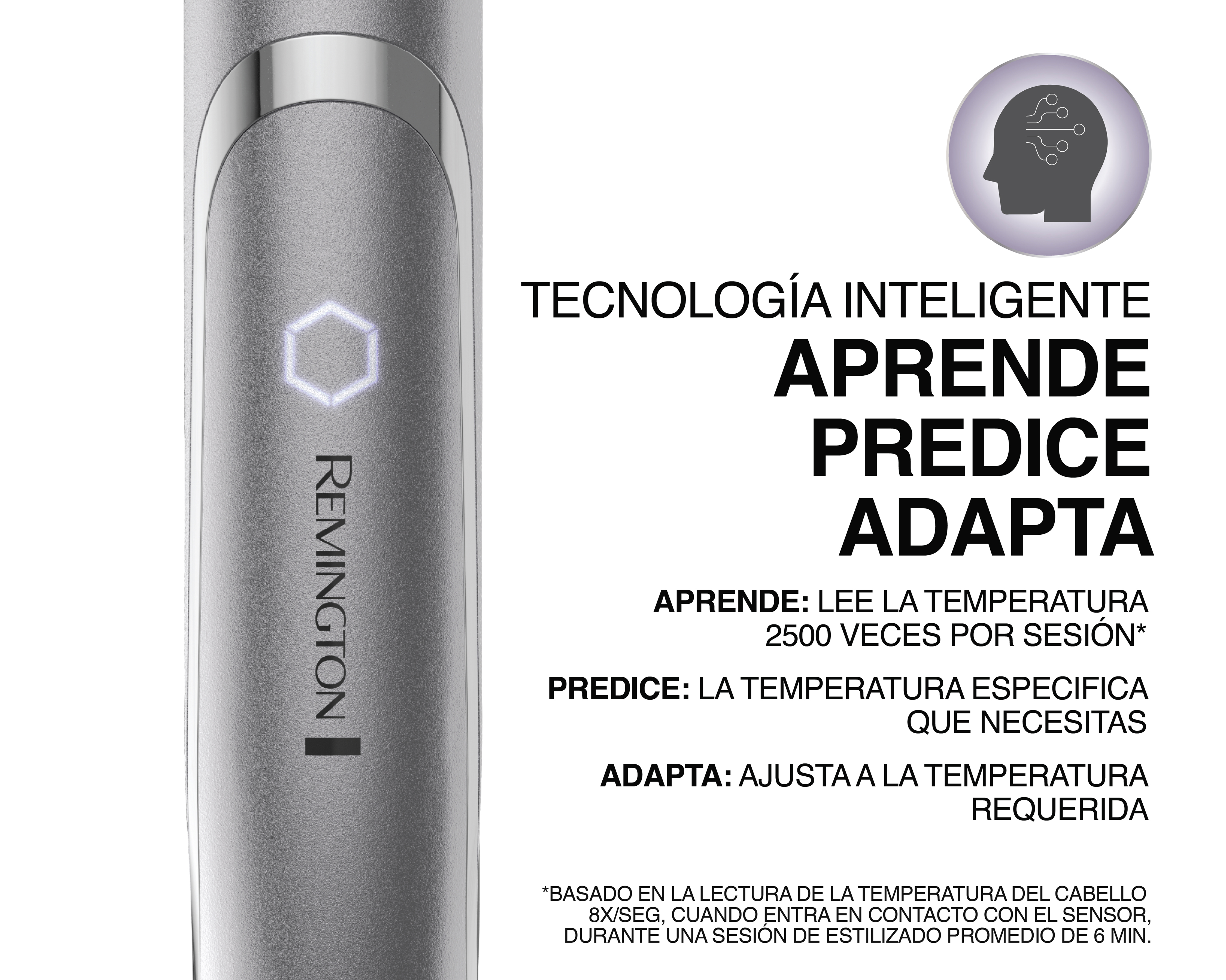 Foto 6 | Foto 6 | Plancha de Cabello Remington de Cerámica Avanzada y Sensor Inteligente que Regula Temperatura