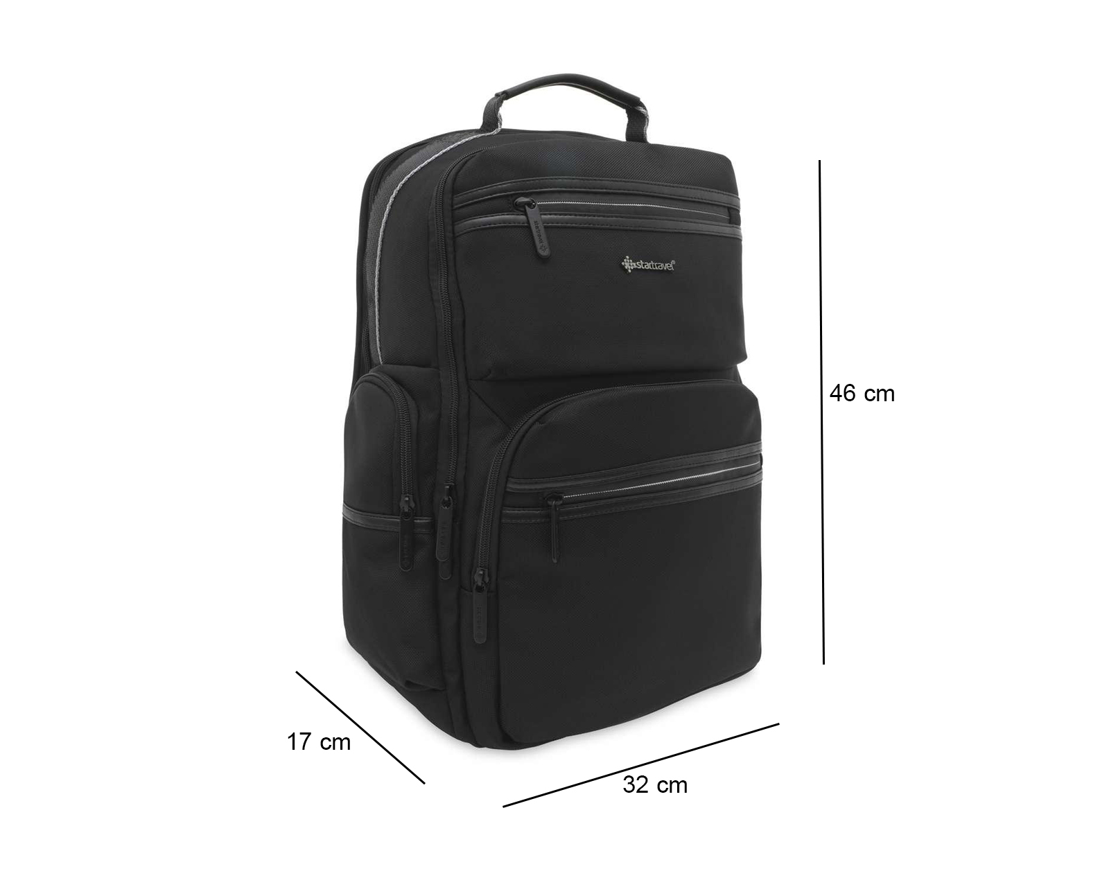 Foto 8 pulgar | Foto 8 | Mochila para Laptop Startravel Beta 15.6" Negra