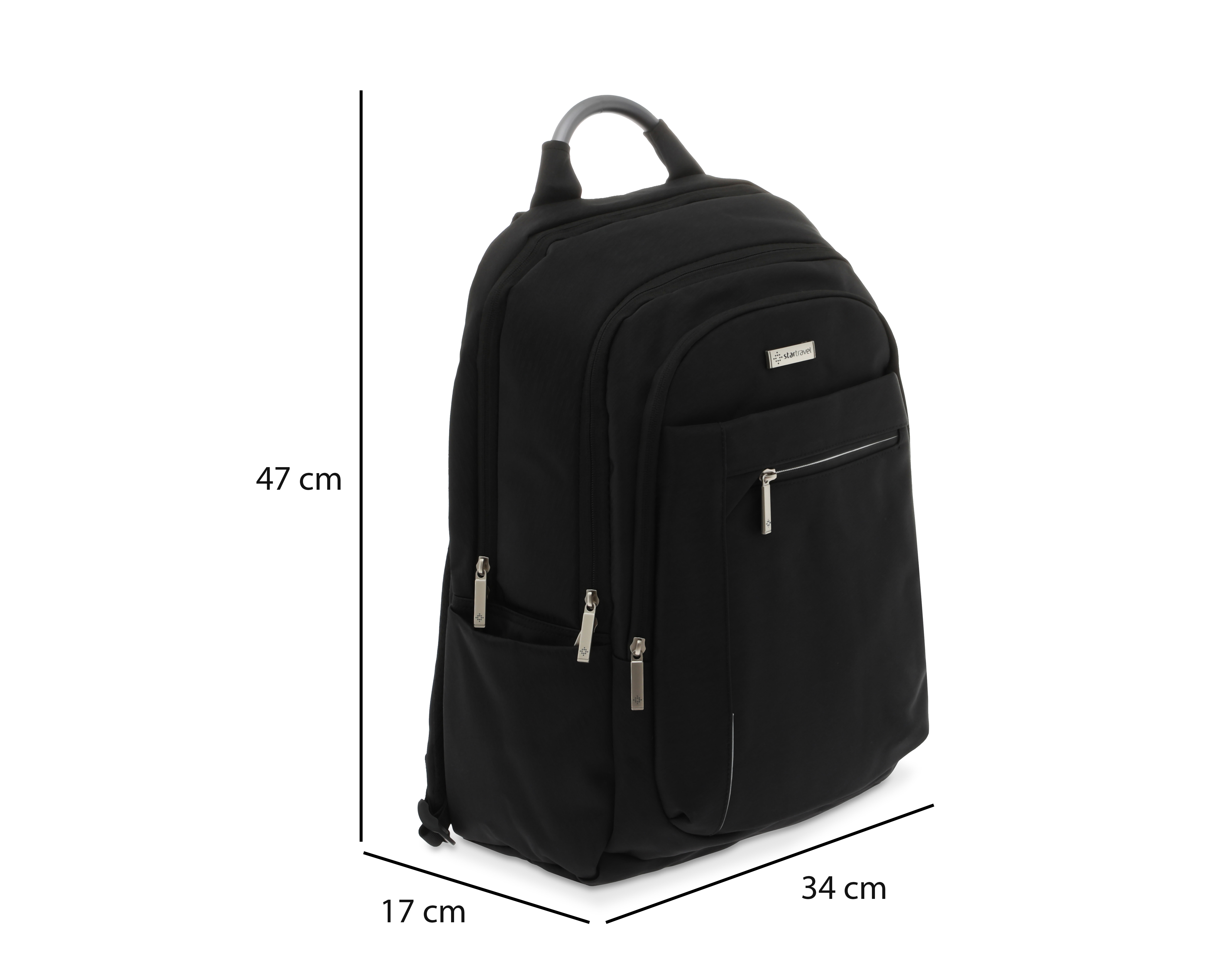 Foto 8 pulgar | Foto 7 | Mochila para Laptop Startravel Alpha 15.6" Negra