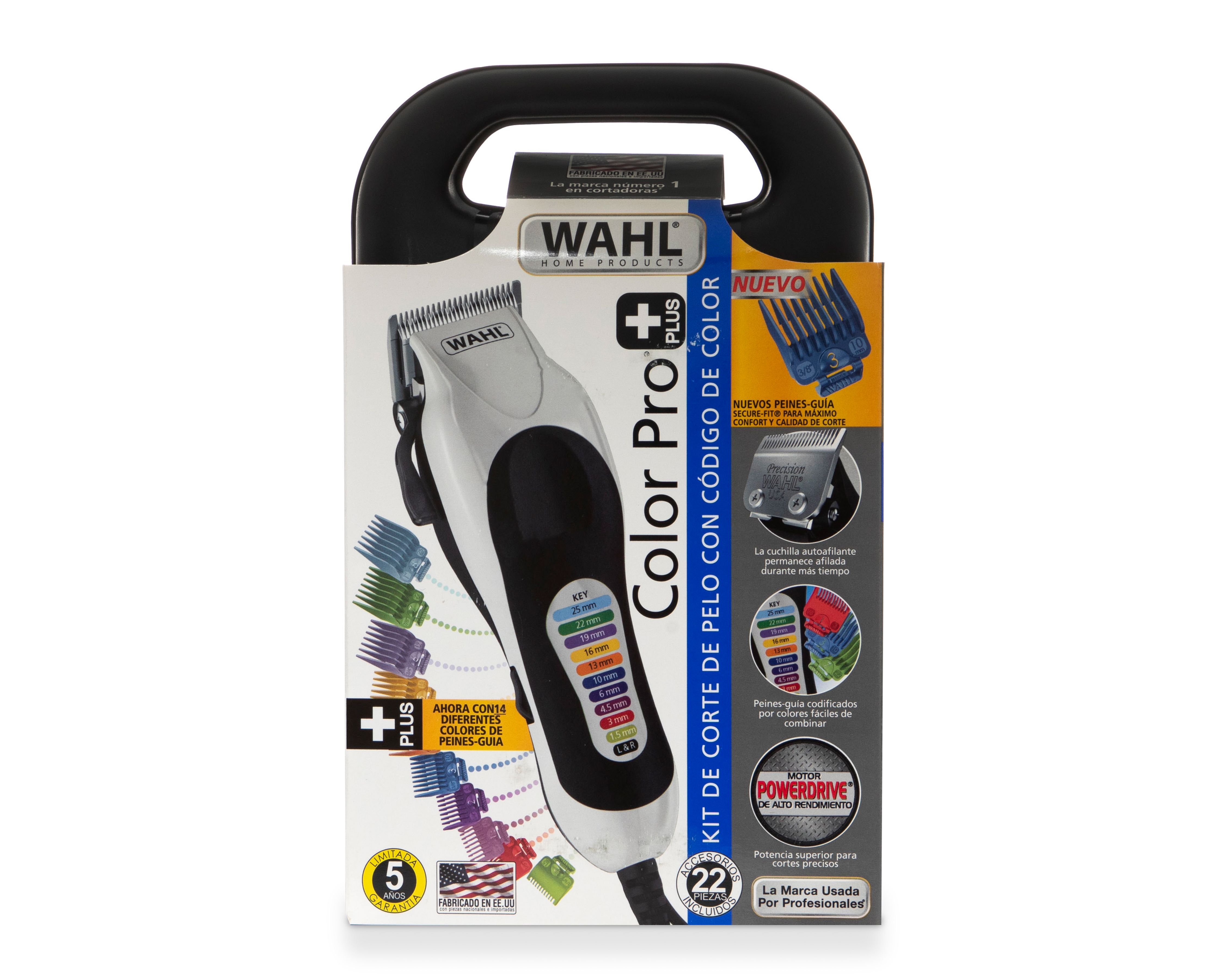 Foto 7 pulgar | Foto 6 | Recortadora de Cabello Wahl 3022939 con 14 Guías