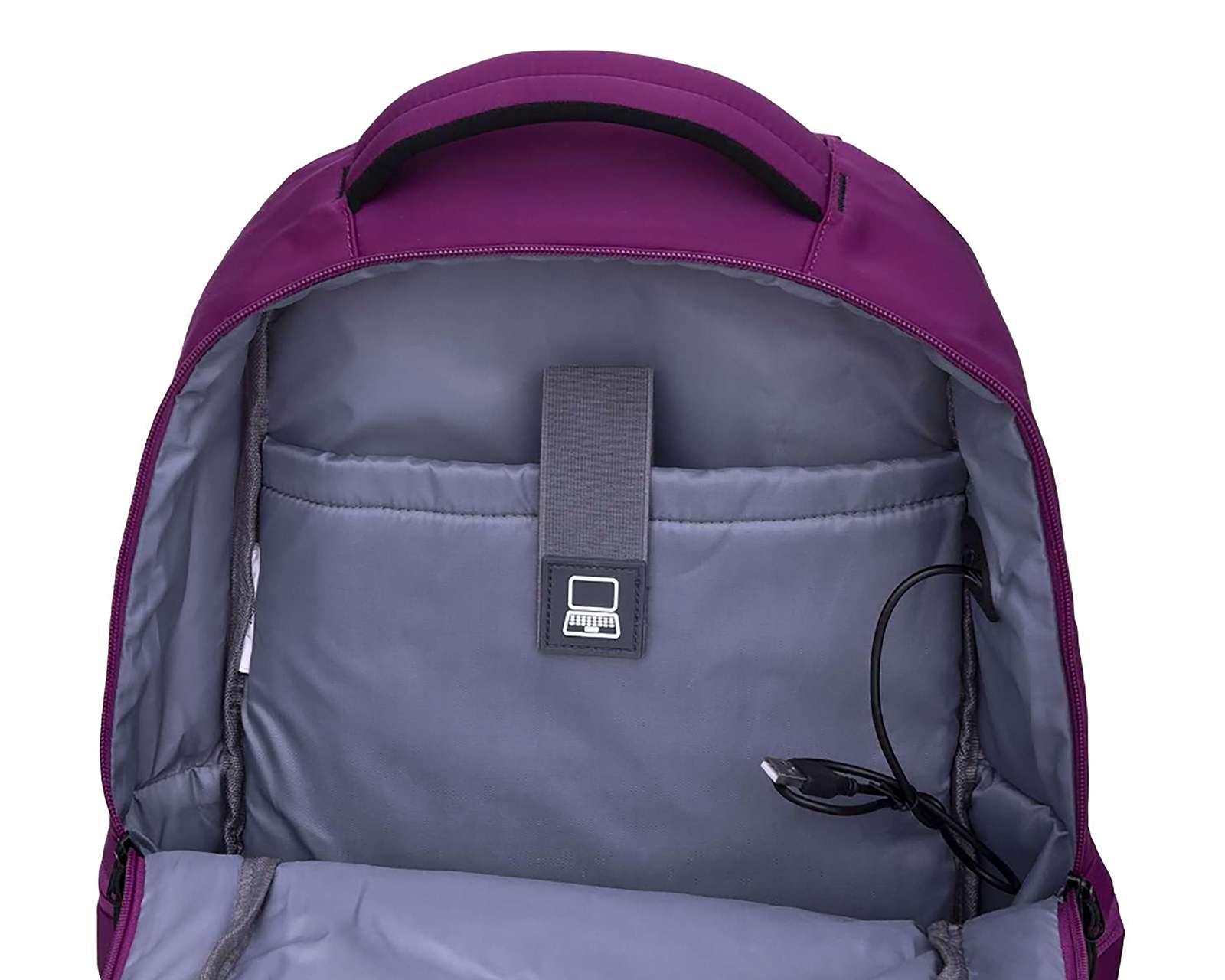 Foto 5 pulgar | Foto 4 | Mochila para Laptop Novotek Kappa Morado