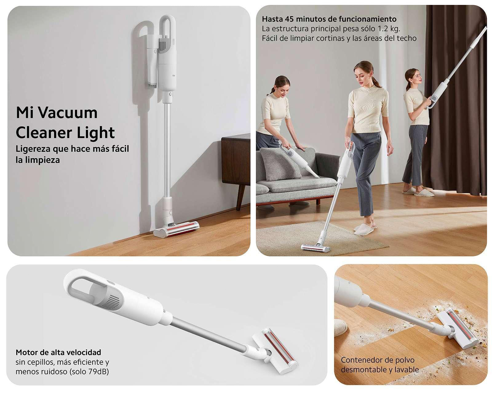 Foto 8 | Foto 8 | Aspiradora Inalámbrica Xiaomi Mi Vacuum Cleaner Light 220W