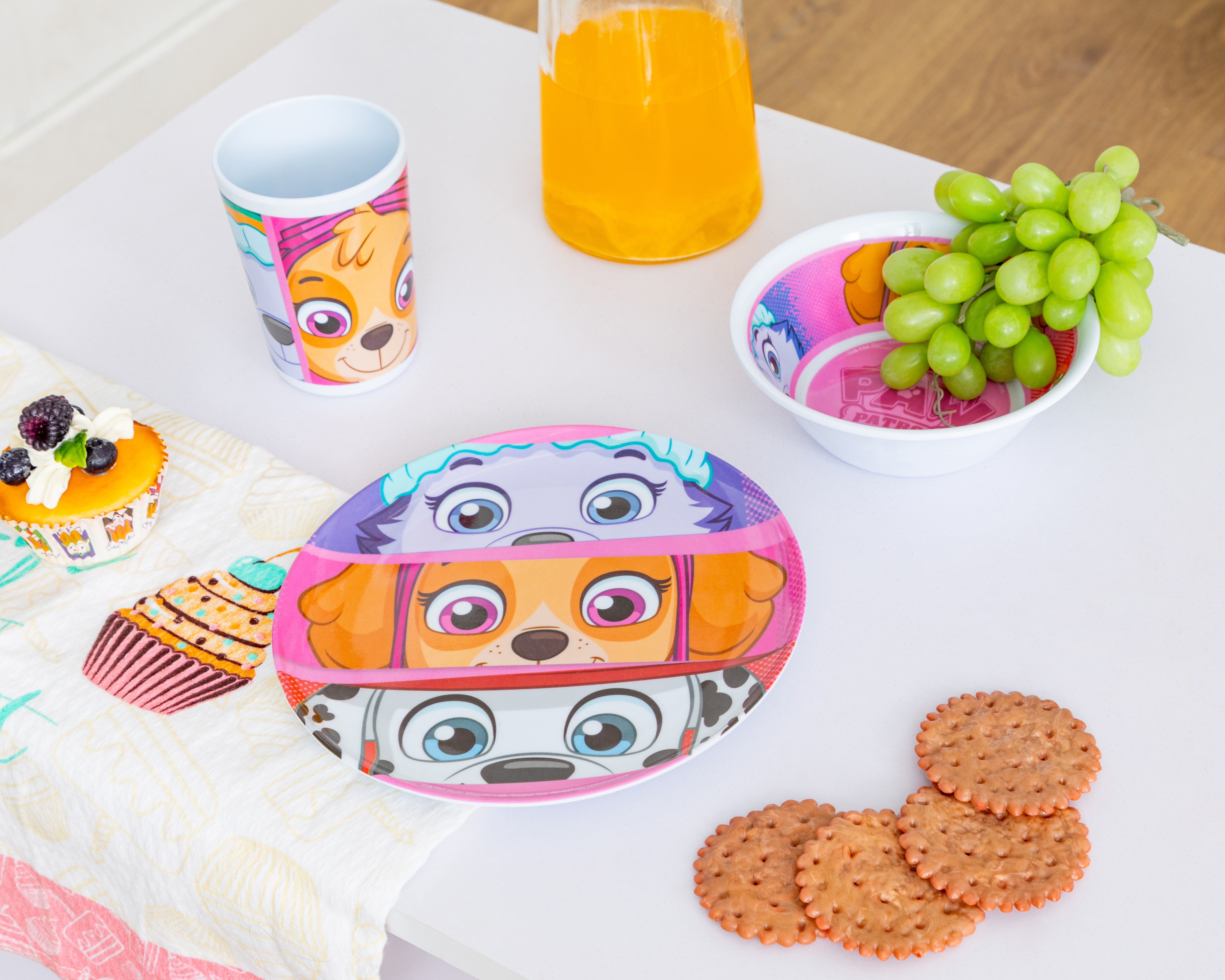 Foto 7 pulgar | Foto 6 | Vajilla Infantil de Melamina Nickelodeon 3 Piezas