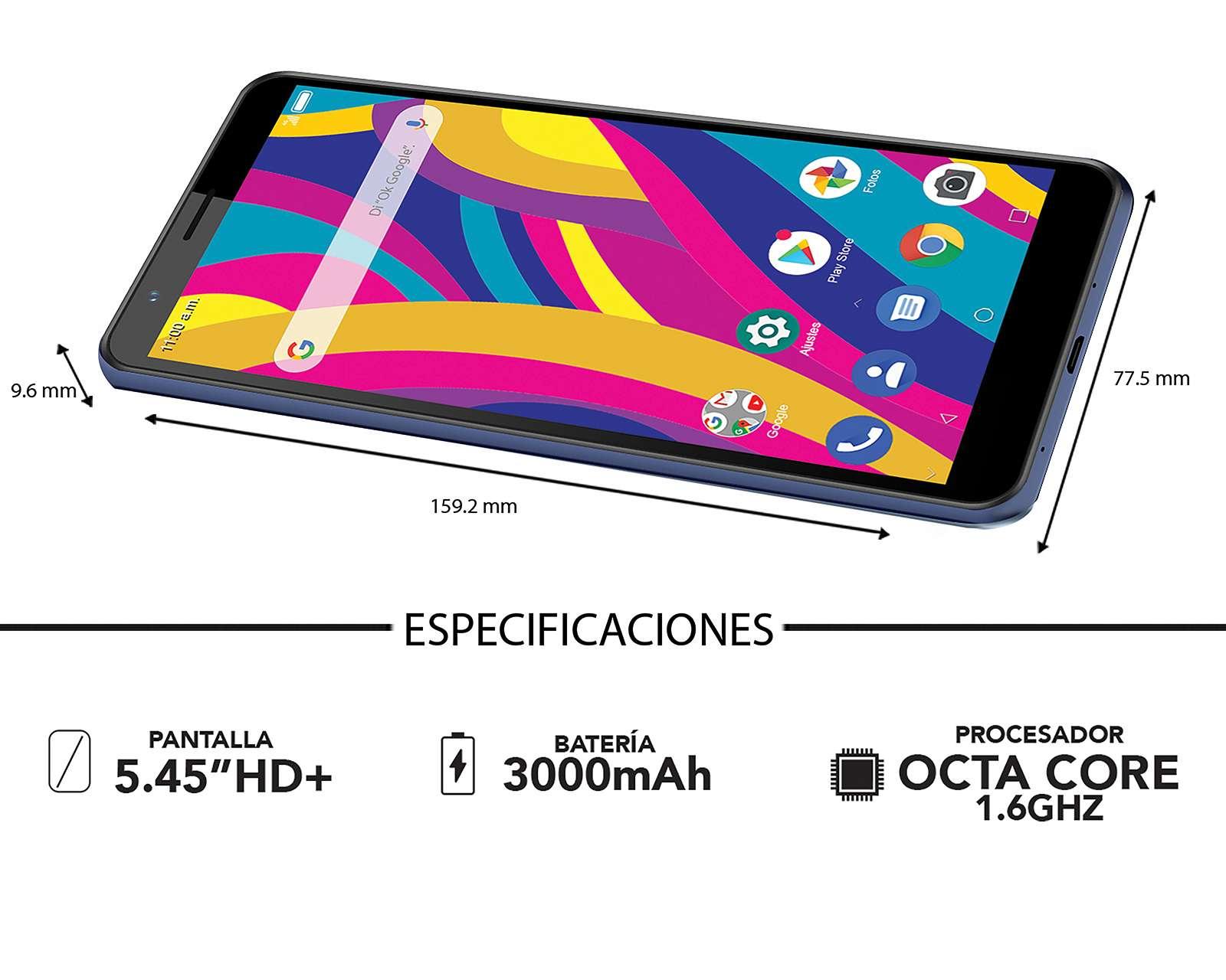 Foto 9 pulgar | Foto 8 | Celular ZTE Liberado Blade A31 32 GB Azul