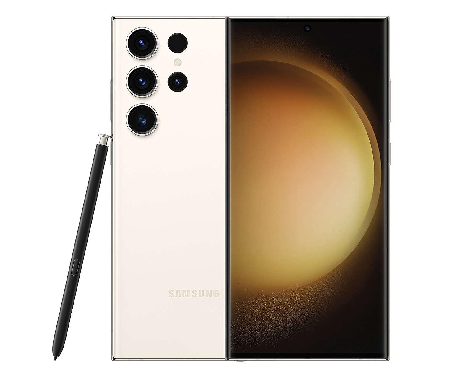 Celular Samsung Liberado Galaxy S23 Ultra 512 GB Crema