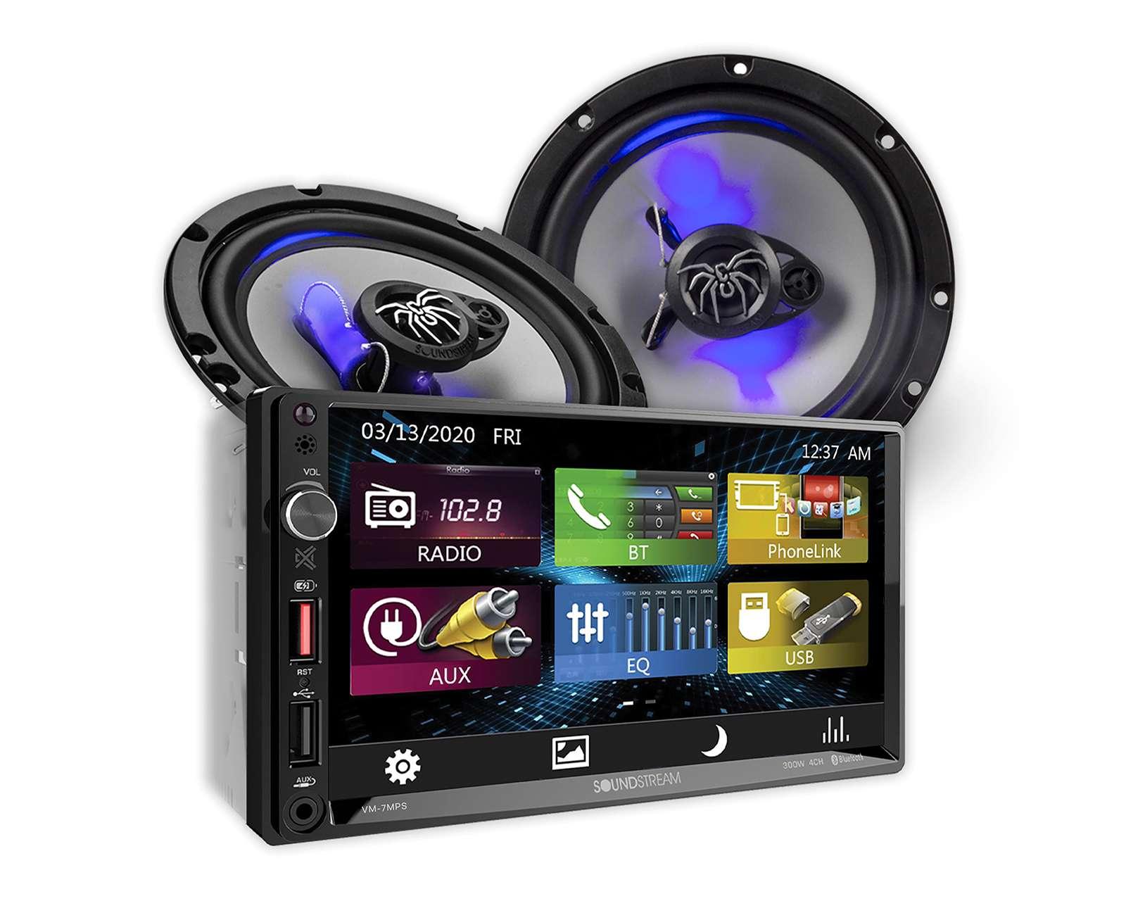 Foto 2 | Foto 2 | Autoestéreo Soundstream Multimedia PAK-SOUND LX650 de 7" Bluetooth Negro