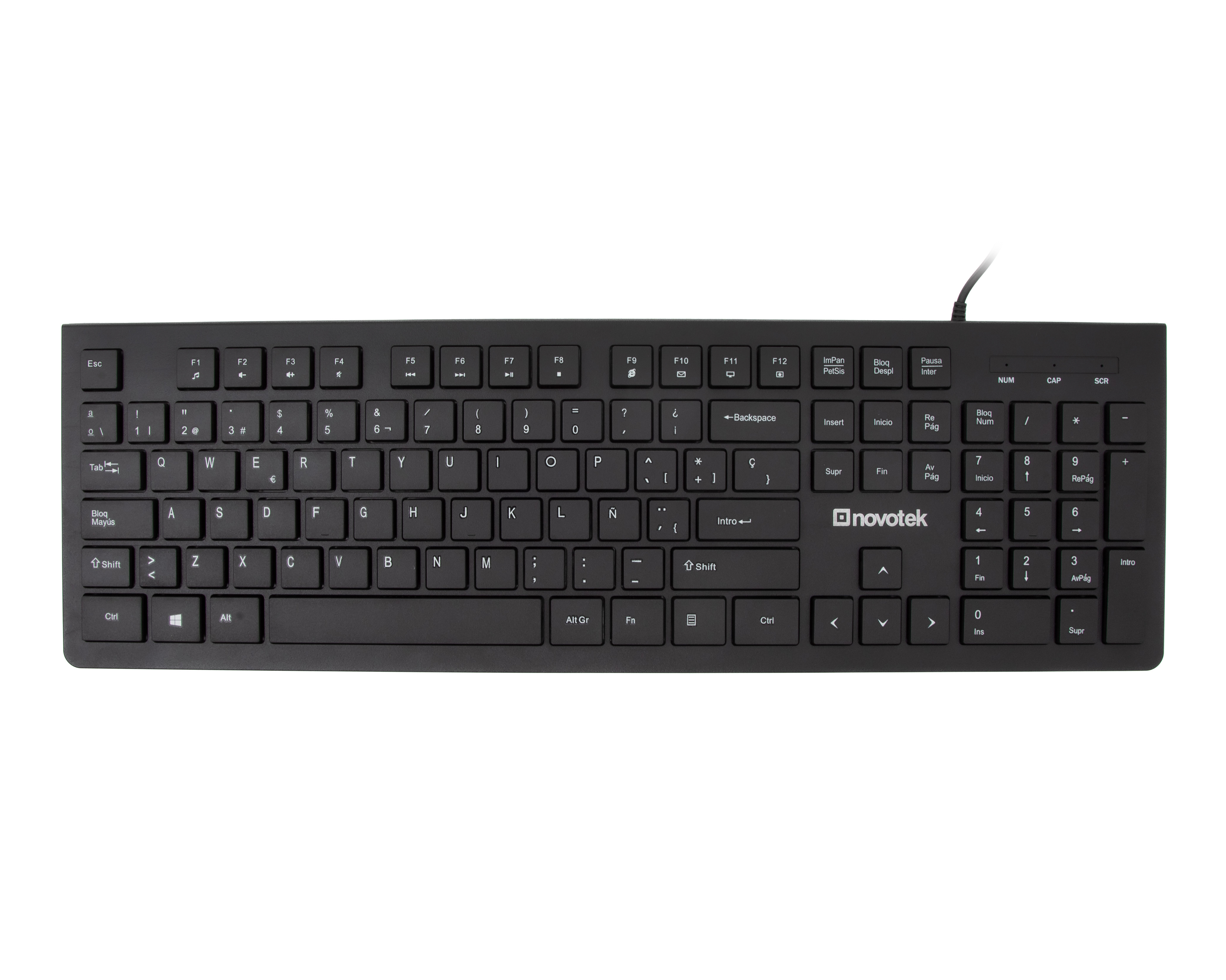 Foto 3 pulgar | Foto 2 | Teclado Alámbrico Novotek CK420U
