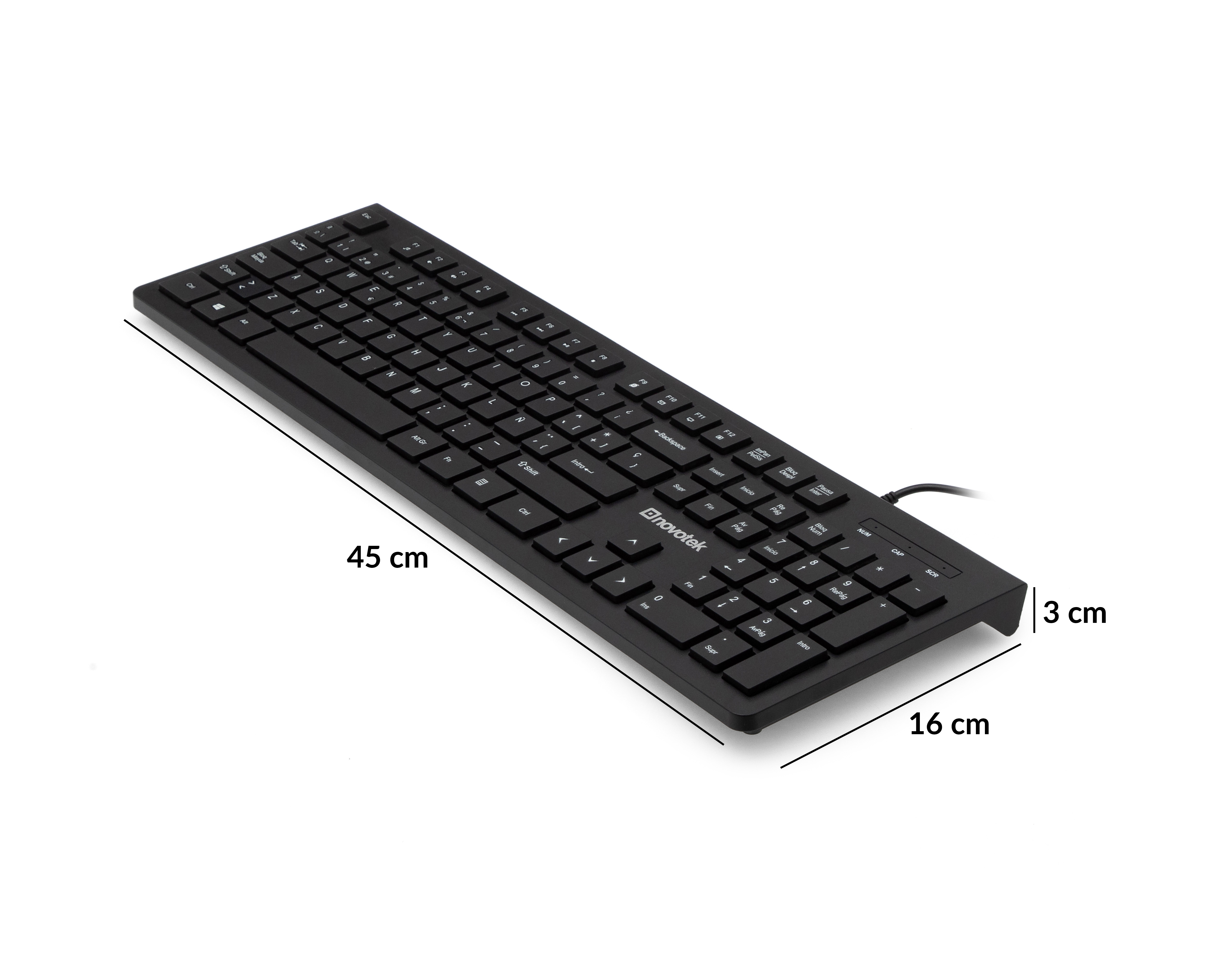 Foto 6 pulgar | Foto 5 | Teclado Alámbrico Novotek CK420U