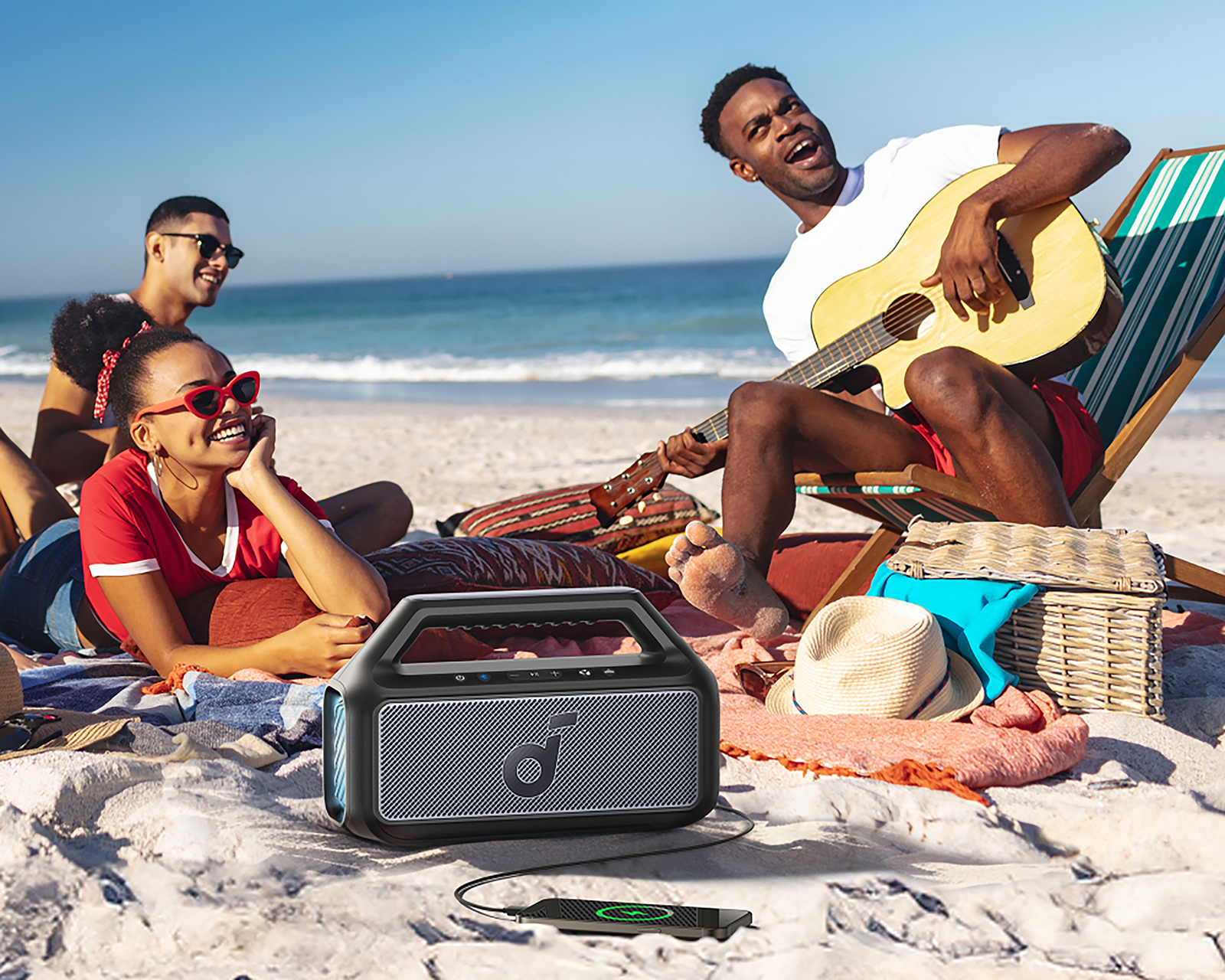 Foto 6 pulgar | Foto 5 | Bocina Bluetooth Soundcore Boom 2 80 W Resistente al Agua