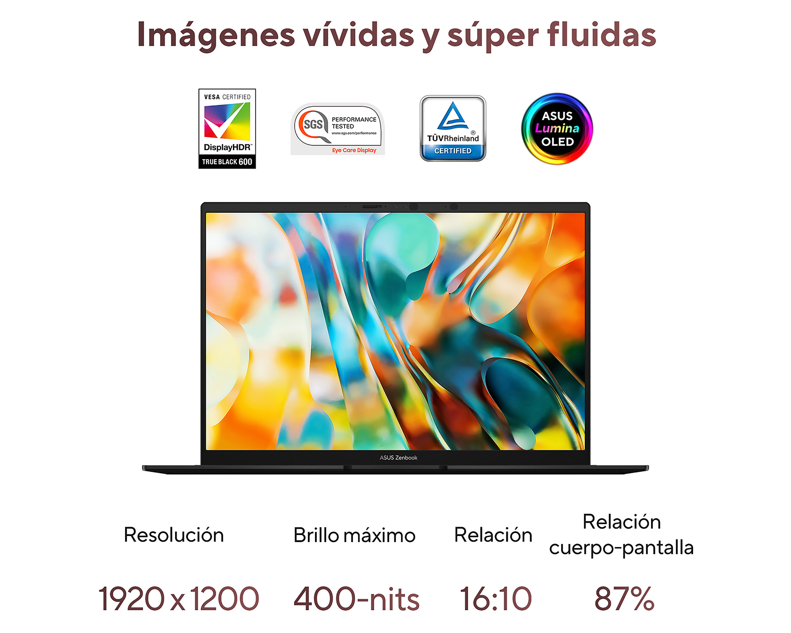 Foto 3 pulgar | Foto 2 | Laptop Asus Zenbook 14 Pulgadas Windows 11 AMD Ryzen AI 5 16 GB RAM 512 GB SSD Negra