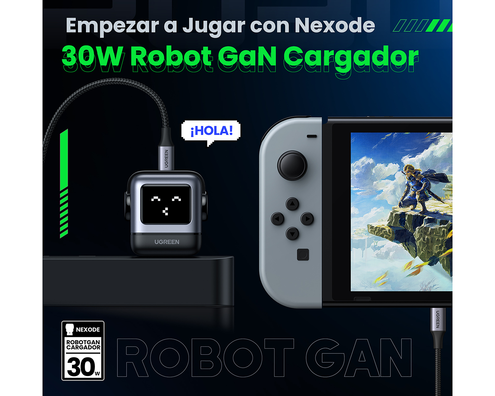 Foto 4 | Foto 4 | Adaptador de Pared Tipo C Ugreen 30 W