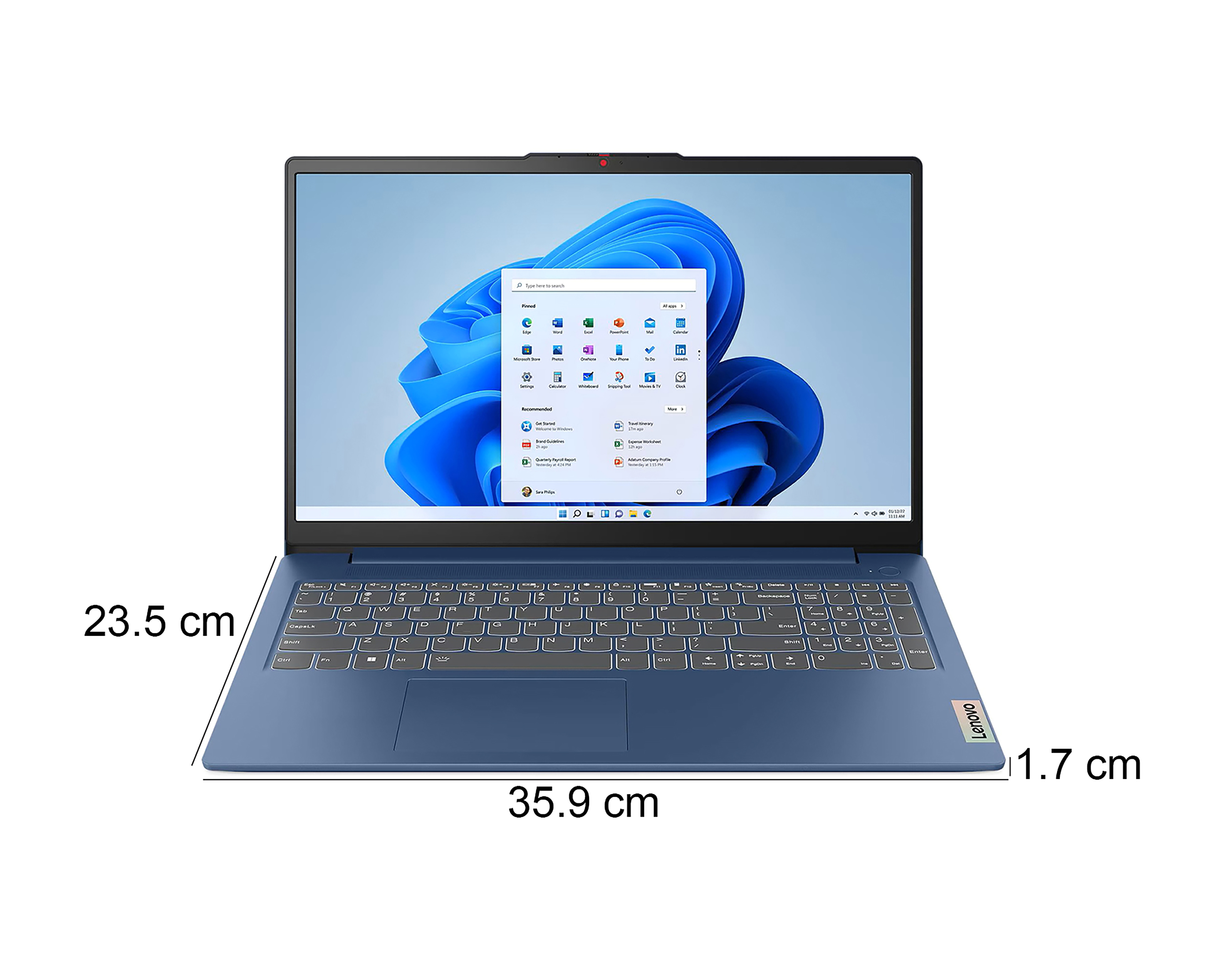 Foto 11 pulgar | Foto 10 | Laptop Lenovo IdeaPad Slim 3 15.3 Pulgadas Windows 11 AMD Ryzen 7 16 GB 1 TB SSD Azul