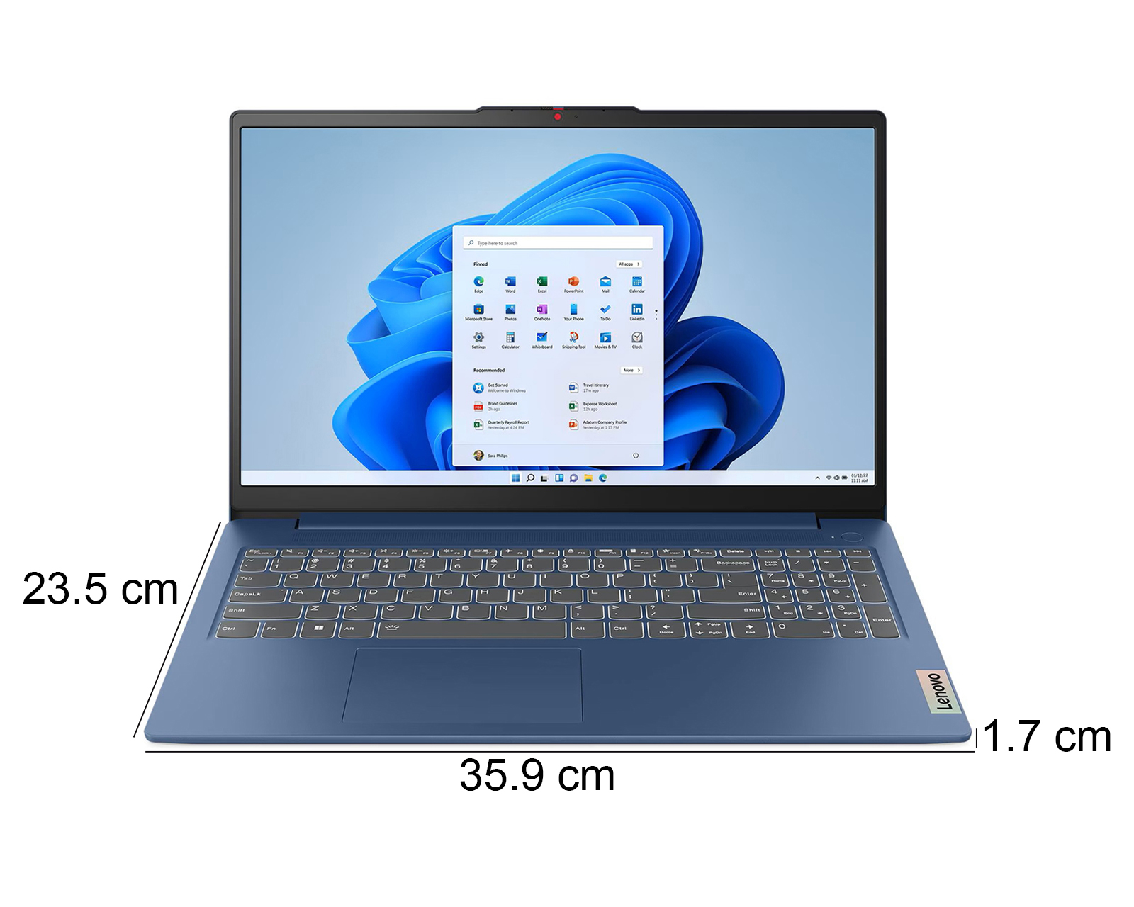 Foto 7 pulgar | Foto 6 | Laptop Lenovo IdeaPad Slim 3 15.6 Pulgadas Windows 11 AMD Ryzen 7 16 GB 1 TB SSD Azul