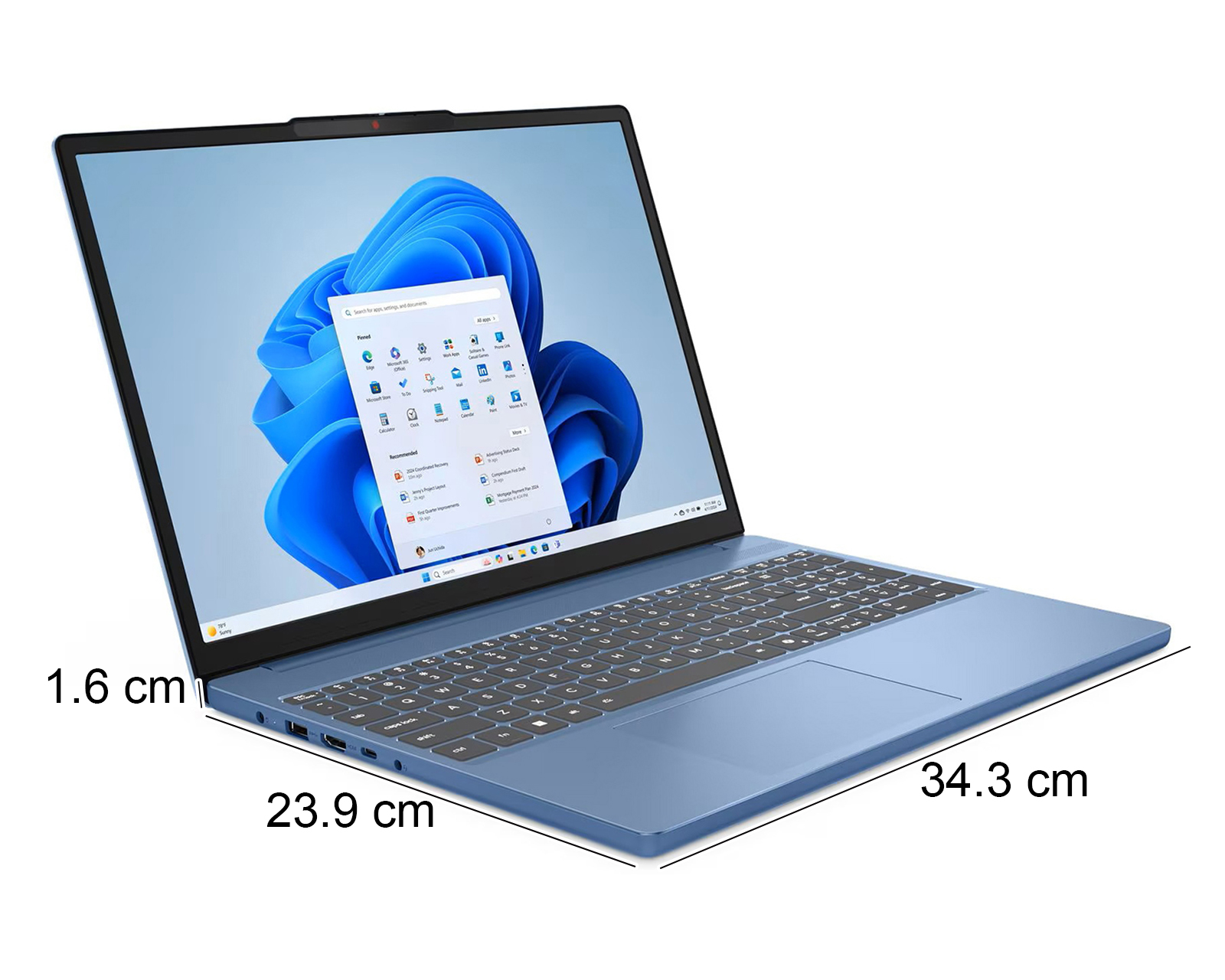 Foto 7 | Foto 7 | Laptop Lenovo IdeaPad Slim 15IRH10 I7 15.3 Pulgadas Windows 11 Intel Core i7 16 GB RAM 512 GB SSD Azul