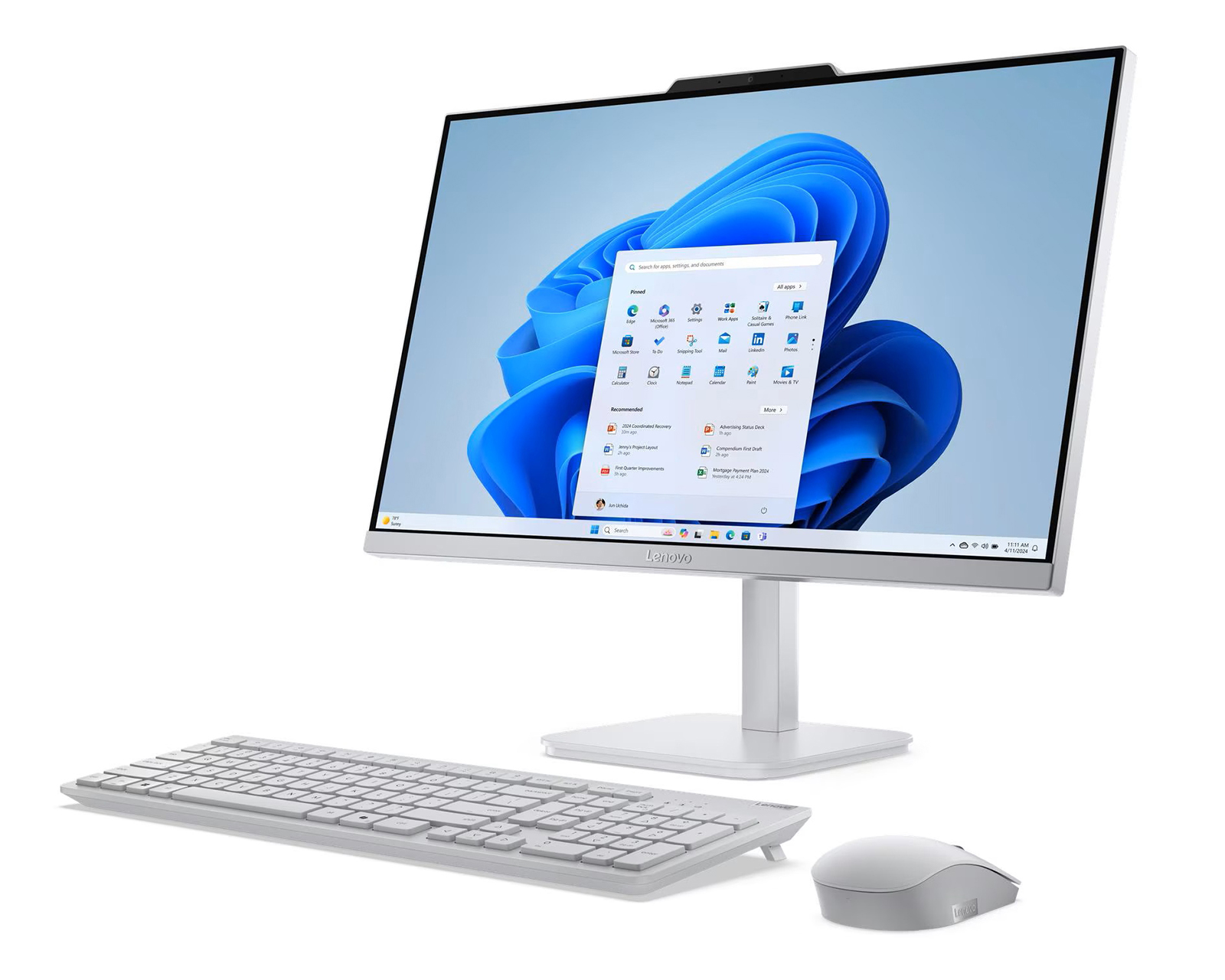 Foto 9 pulgar | Foto 8 | Computadora de Escritorio Lenovo A100 23.8 Pulgadas Windows 11 Intel N100 8 GB RAM 256 GB SSD Gris